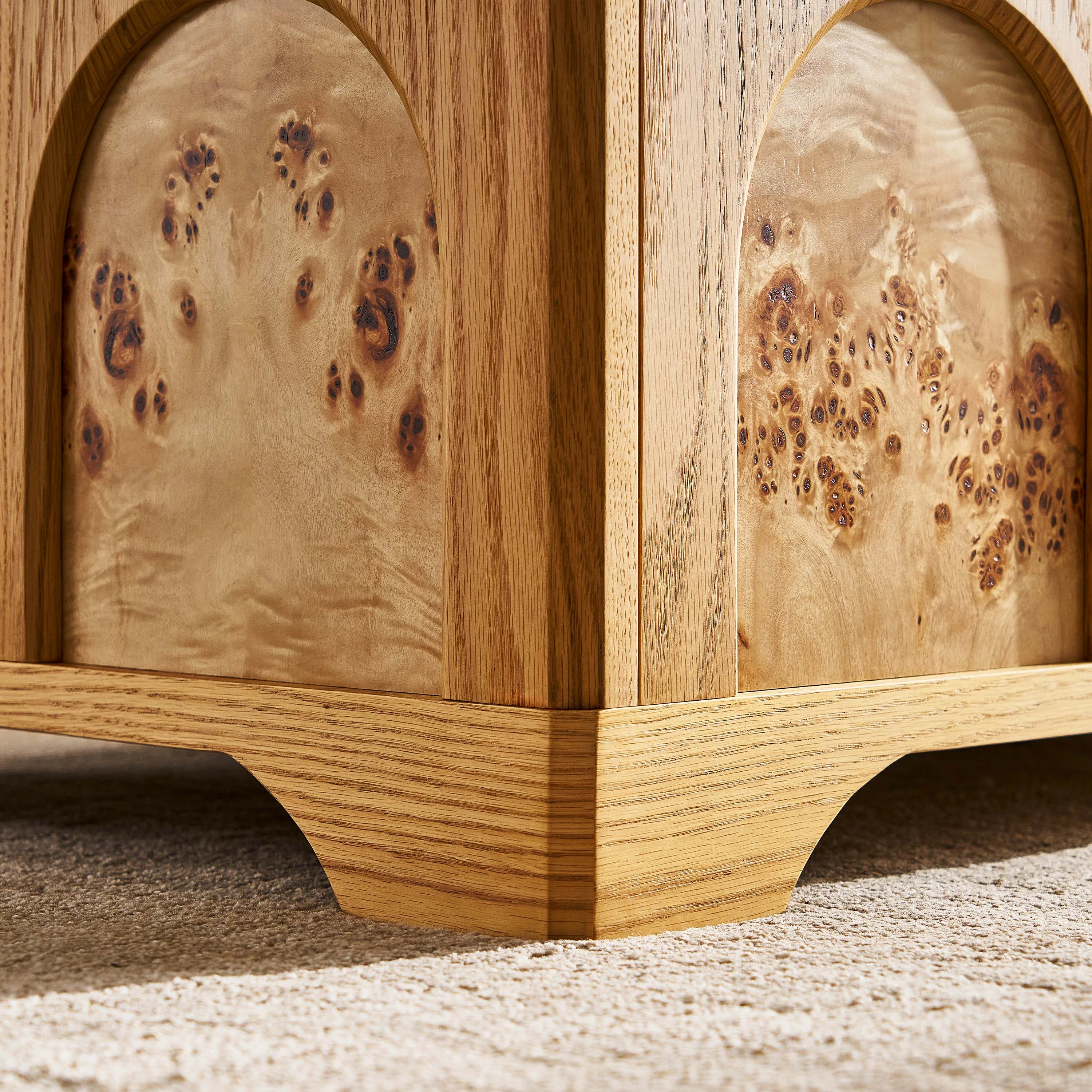 Aurora Oak Coffee Table 48"