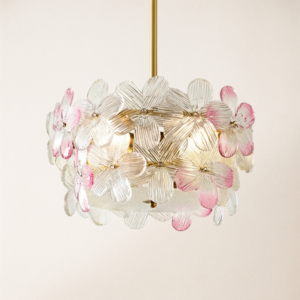 Blumea Cluster Glass Flush Mount