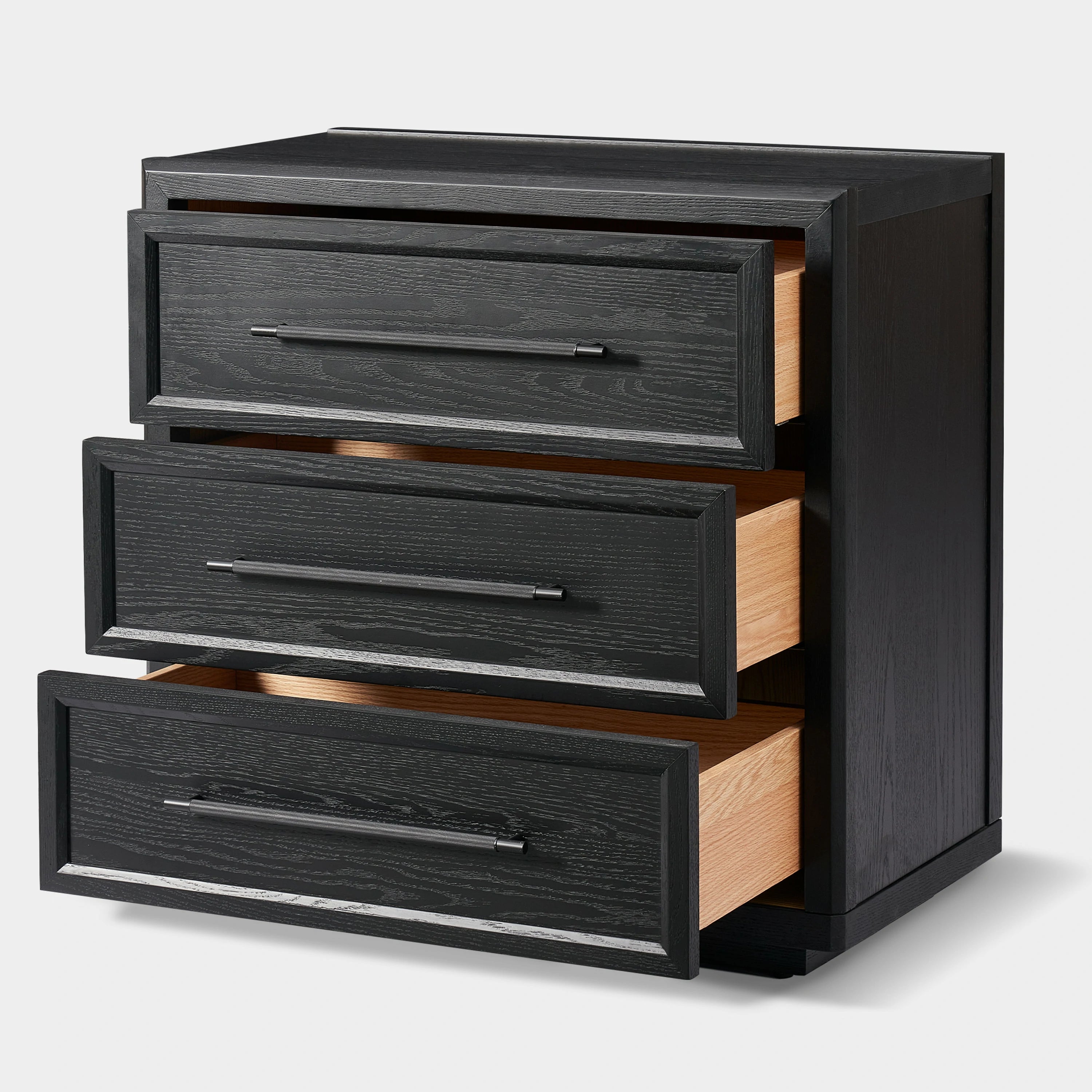 Alvar 31.5″ Oak 3-Drawer Chest