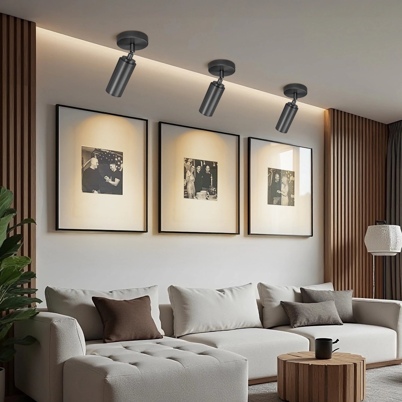 Art Glow Adjustable Spot Downlight Flush Mount 2.8"D