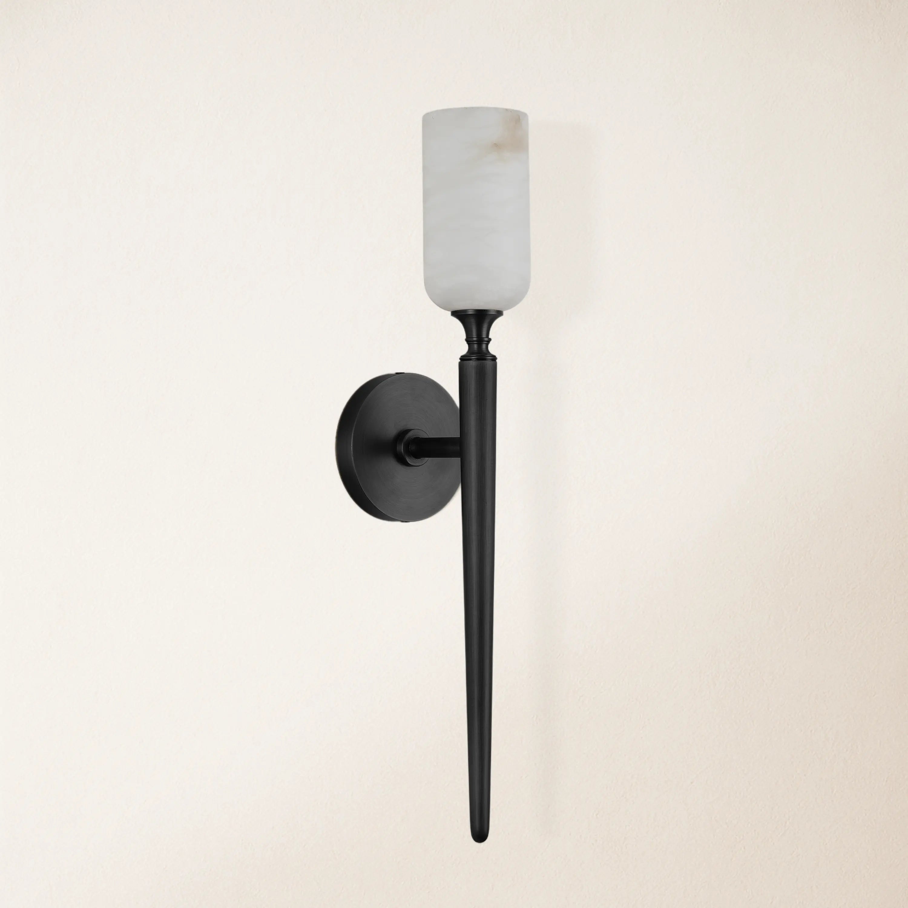 Axis Alabaster 1 Light Wall Sconce 21.6"H