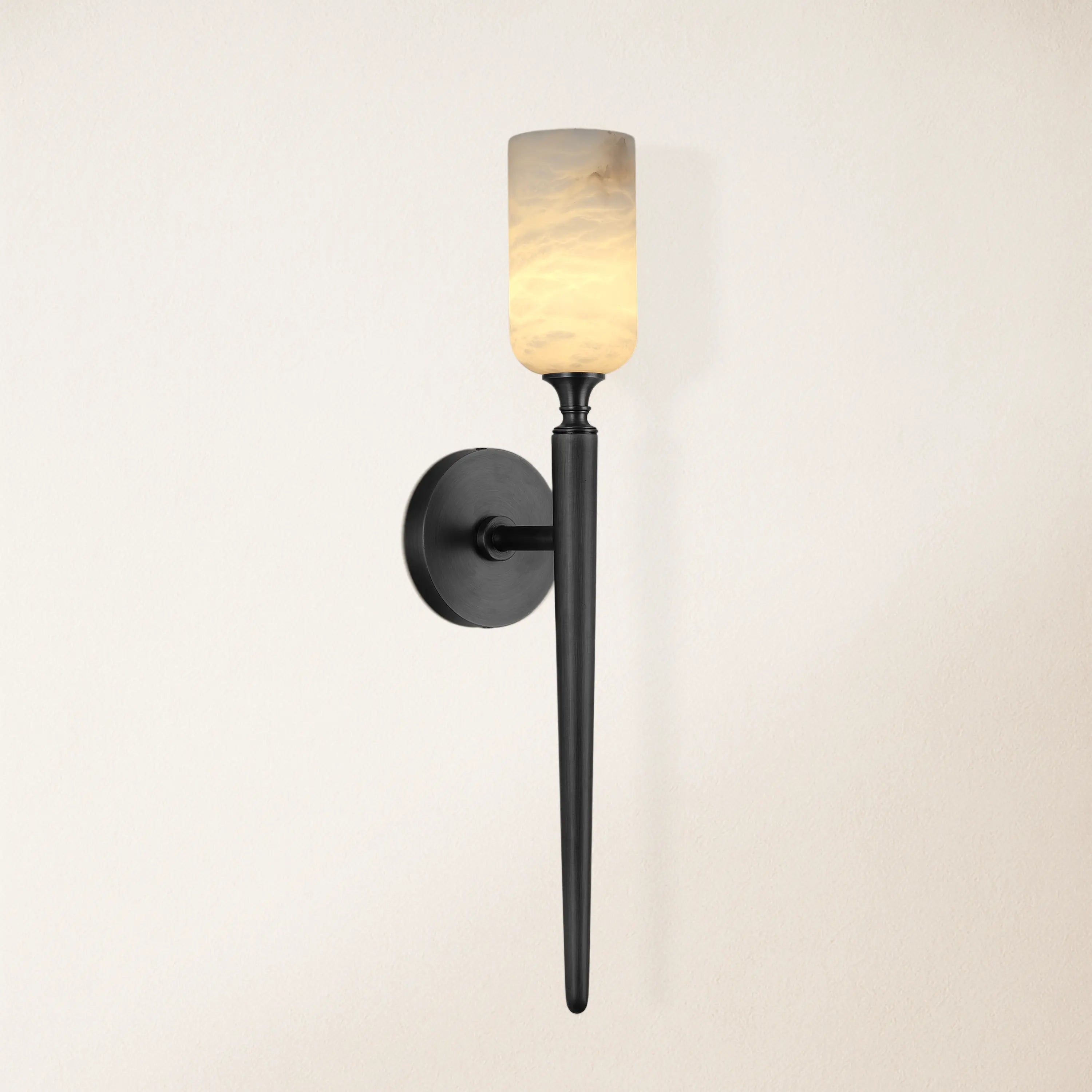 Axis Alabaster 1 Light Wall Sconce 21.6"H