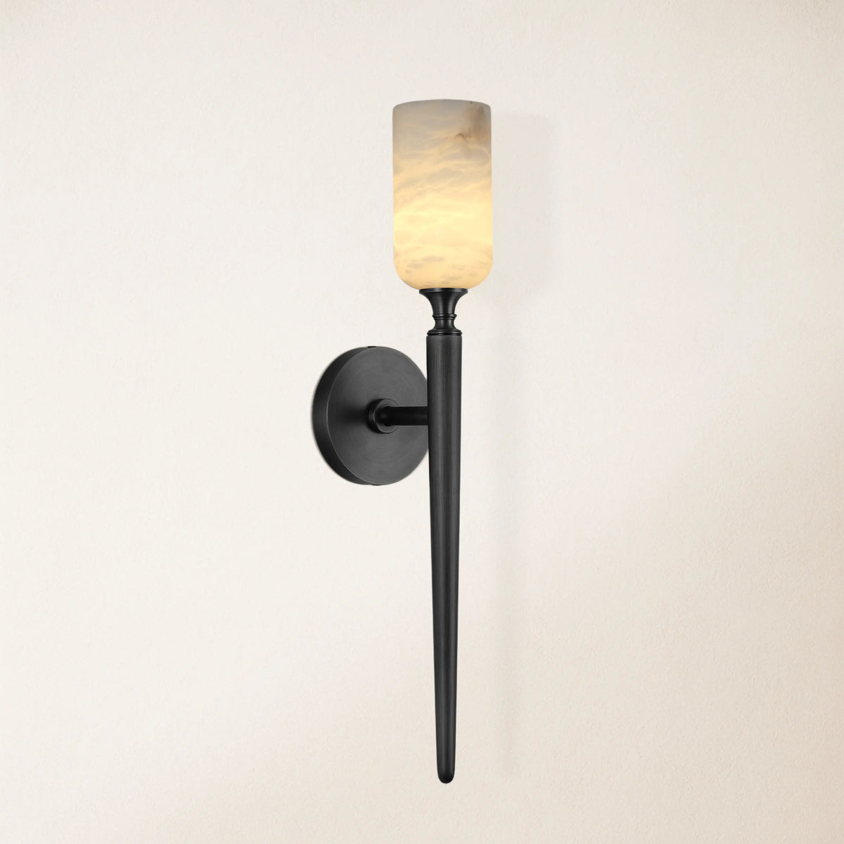 Axis Alabaster 1 Light Wall Sconce 22"H