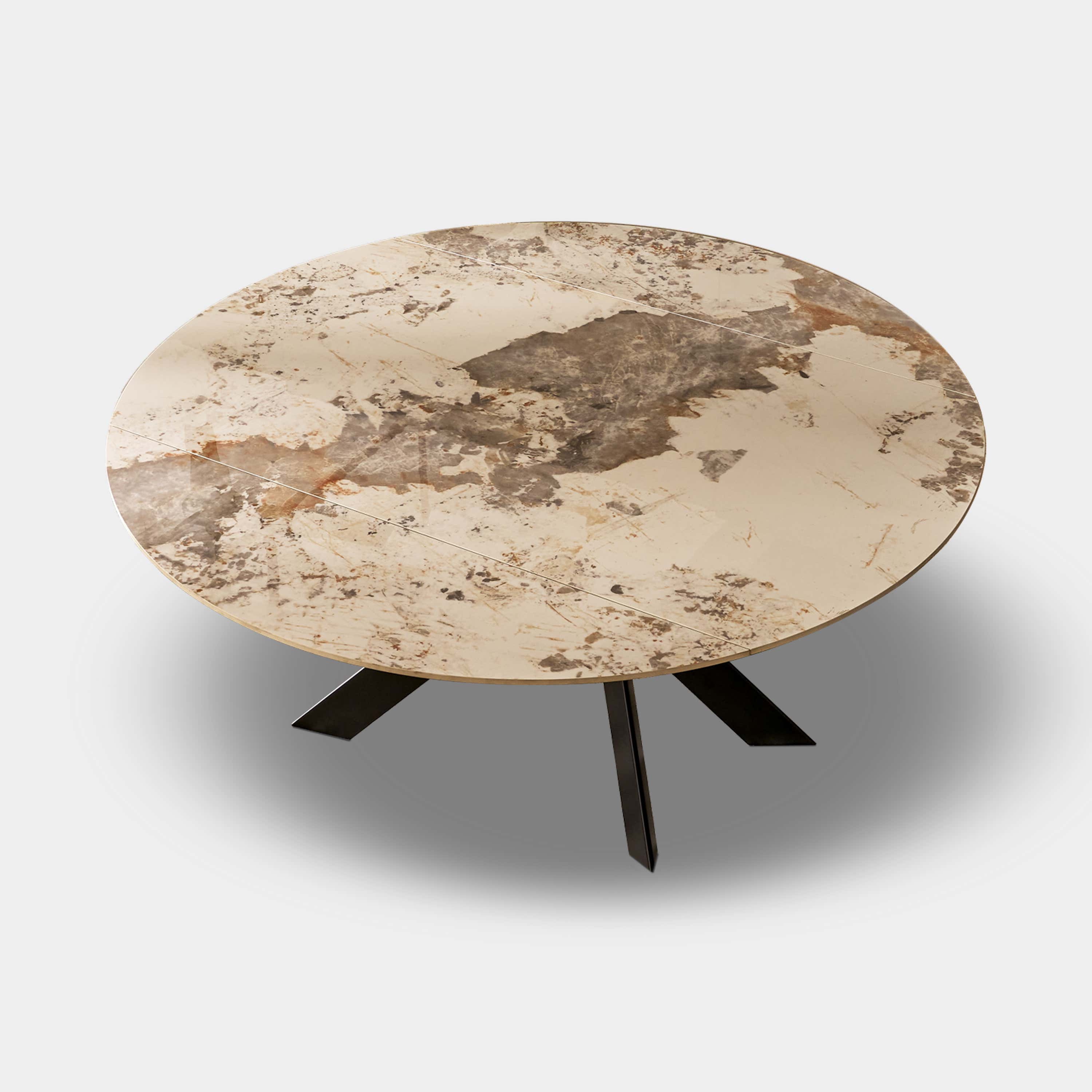 Labarthe Round Sintered Stone Dining Table 63"