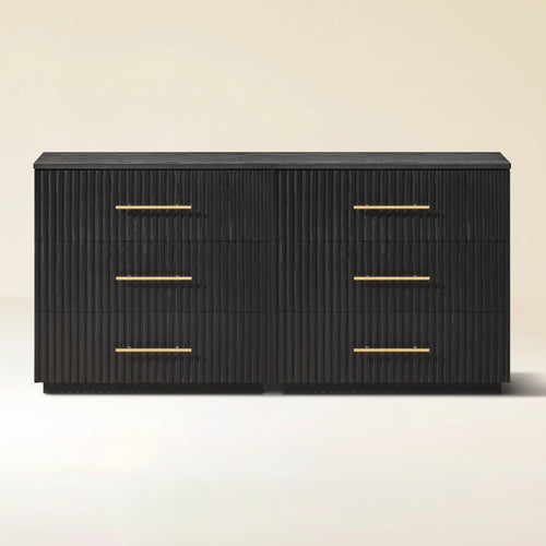 Holt 63“ Oak 6-Drawer Chest(Set of 2)