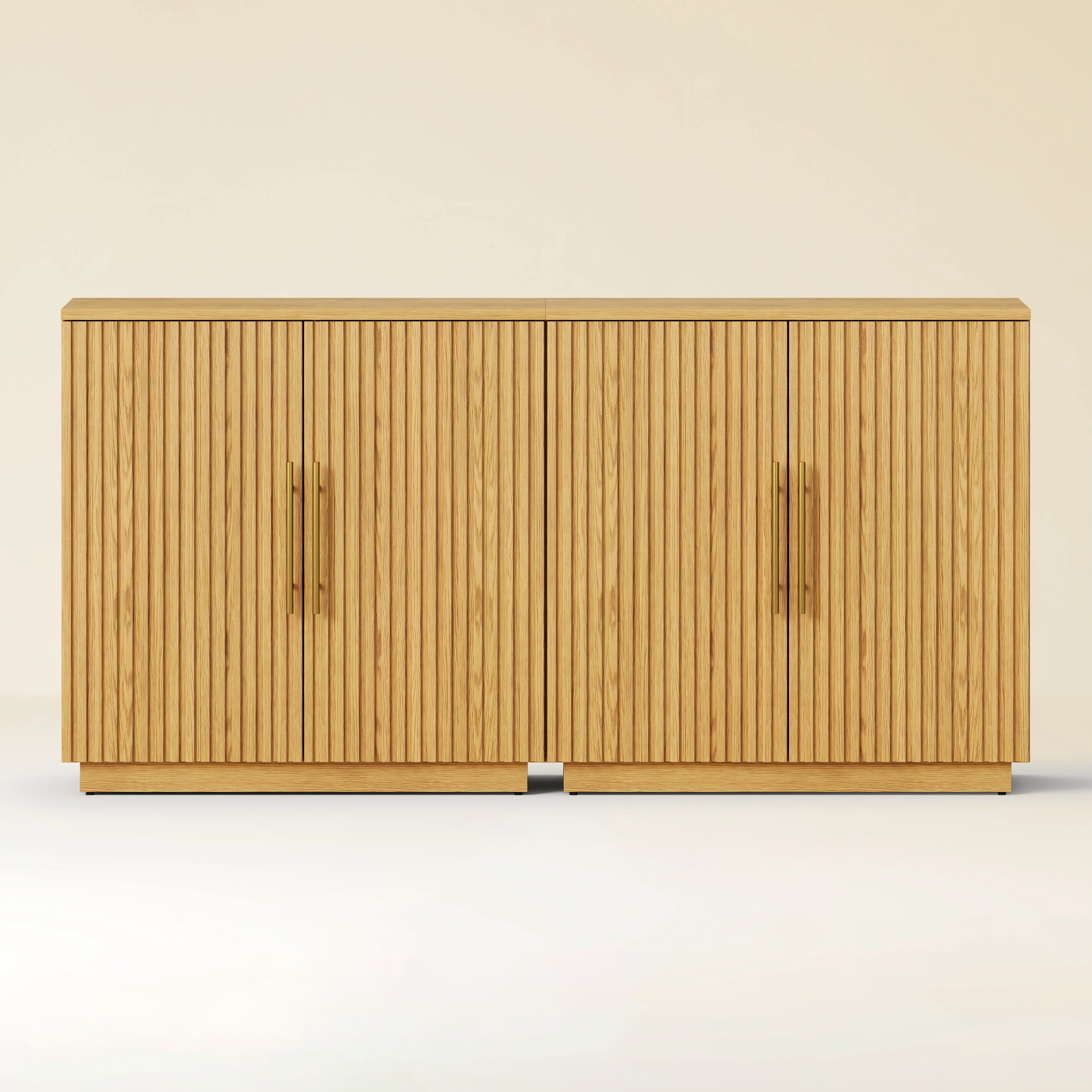 Holt 63″ Solid Oak Console(Set of 2)