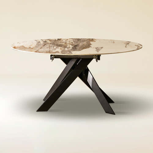 Labarthe Round Sintered Stone Dining Table 63"