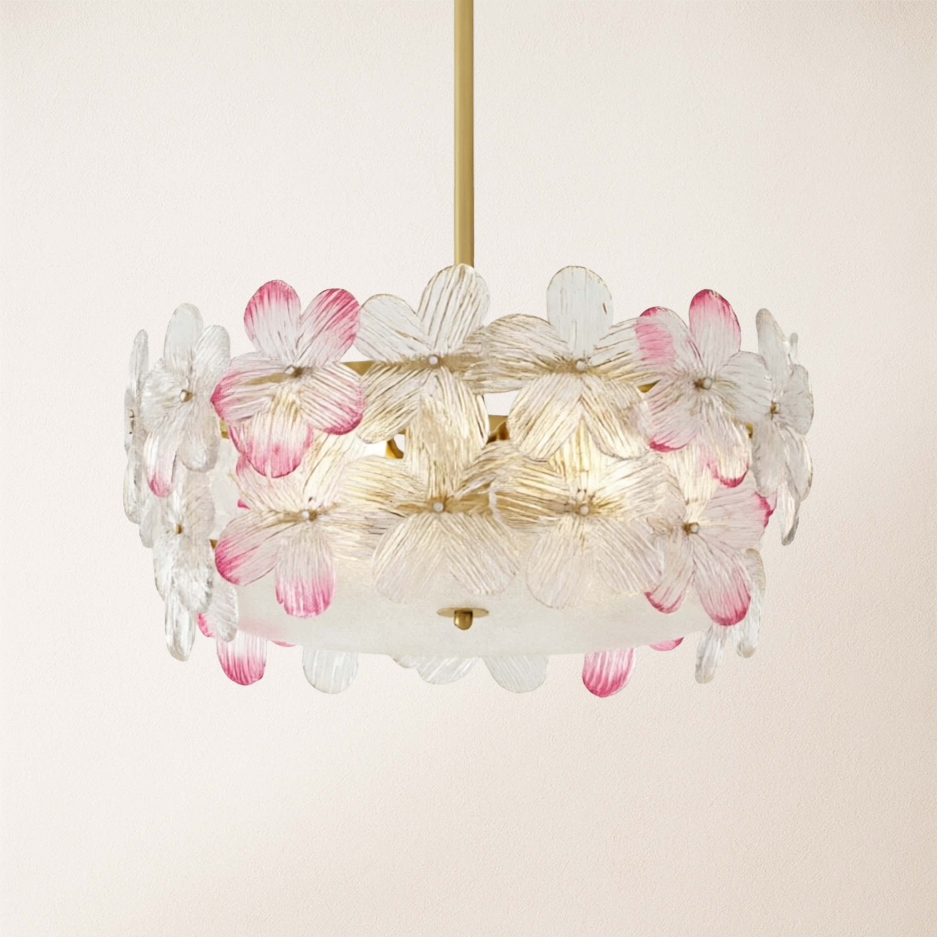 Blumea Cluster Glass Flush Mount