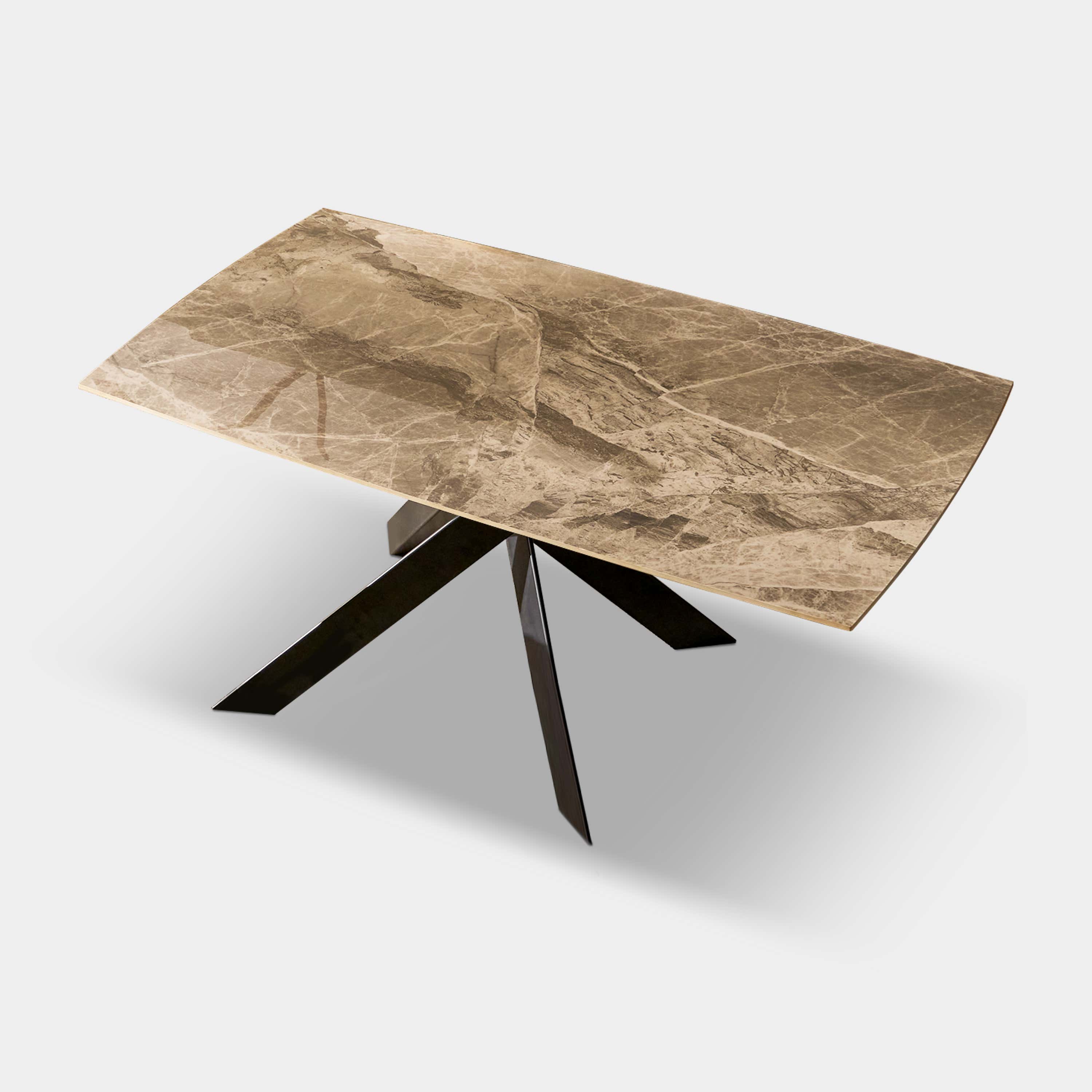 Labarthe Extended Rectangular Sintered Stone Dining Table 63"-95"