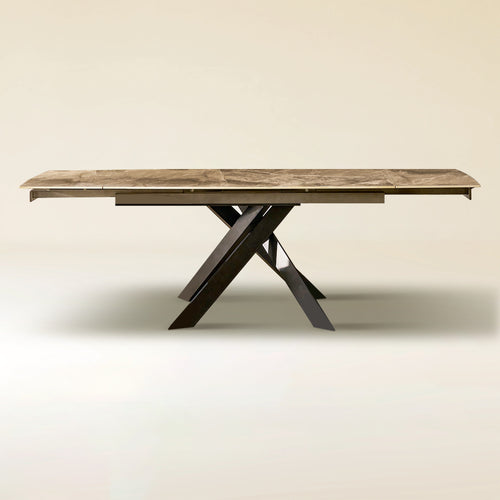 Labarthe Extended Rectangular Sintered Stone Dining Table 63"-95"