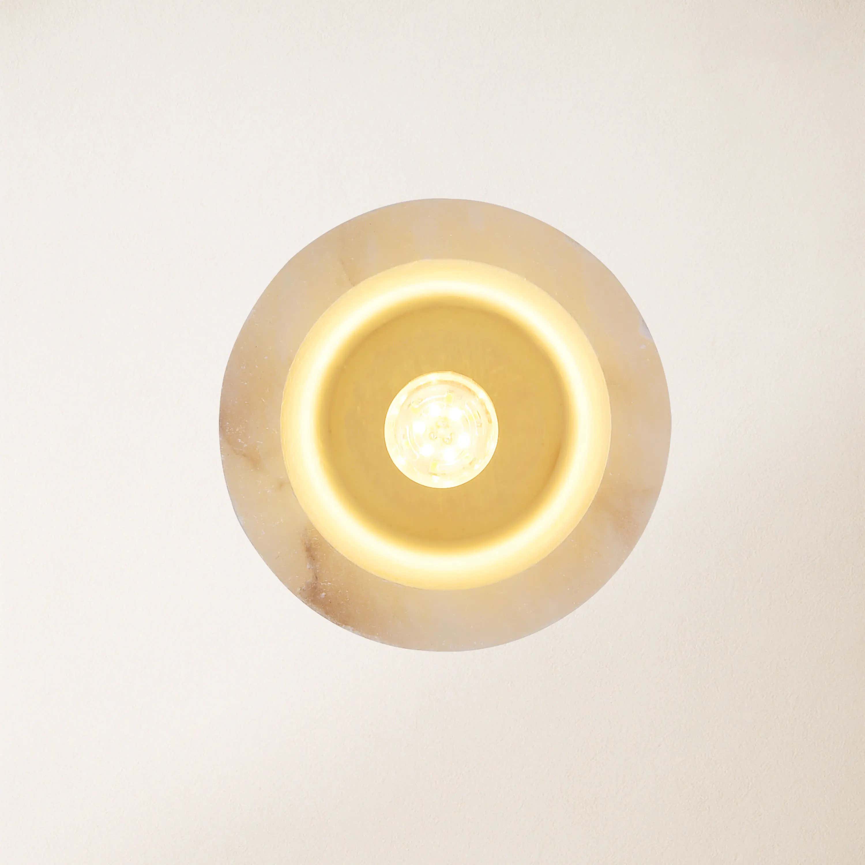 Arlo Alabaster Pendant Lights 4"D