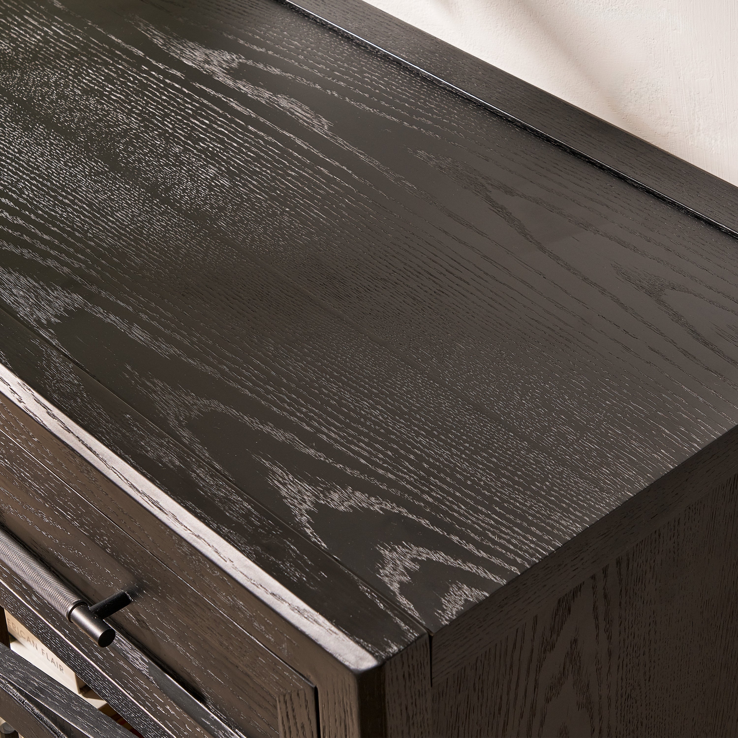 Alvar Arched 94.5" Oak Sideboard with Drawers(Set of 3)