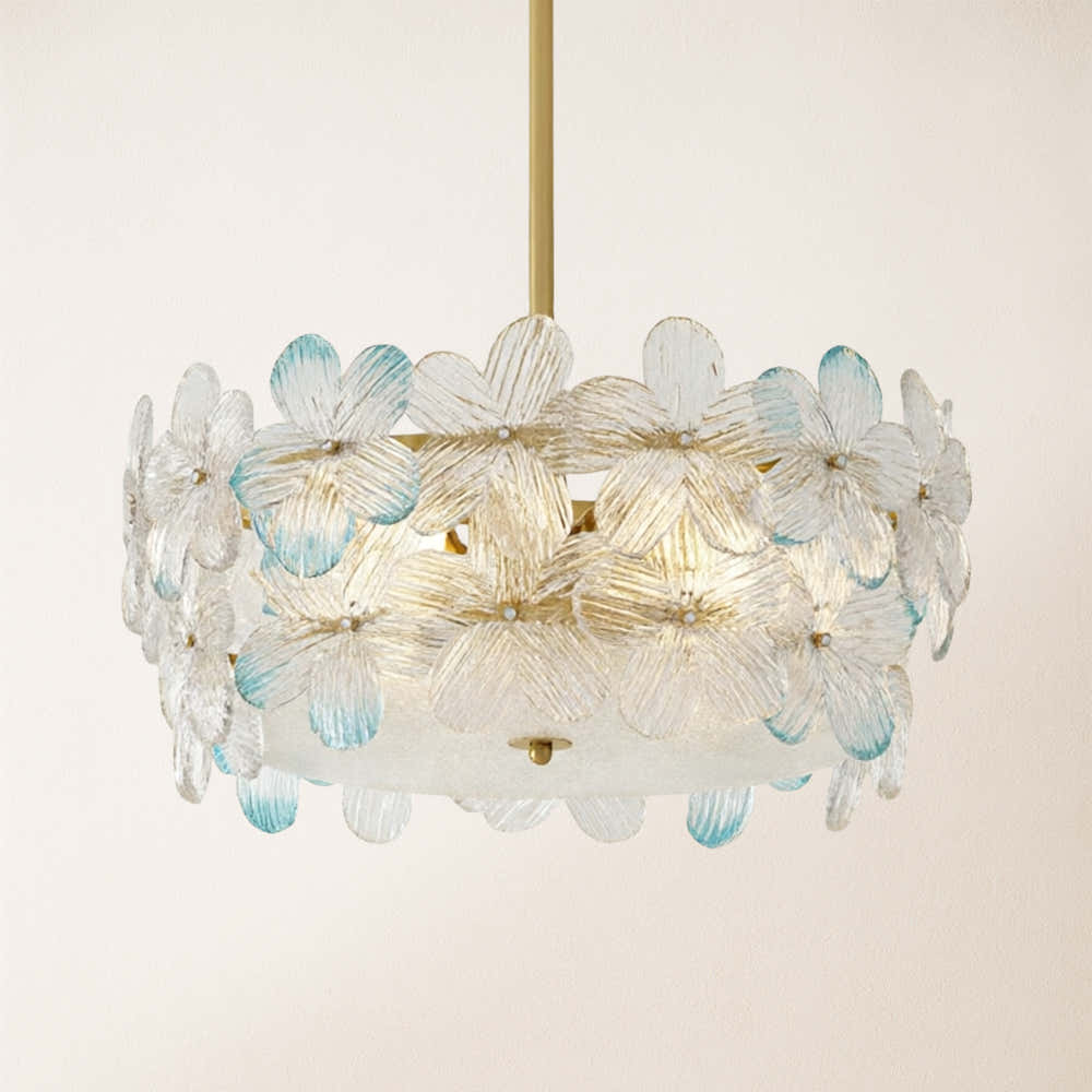 Blumea Cluster Glass Flush Mount