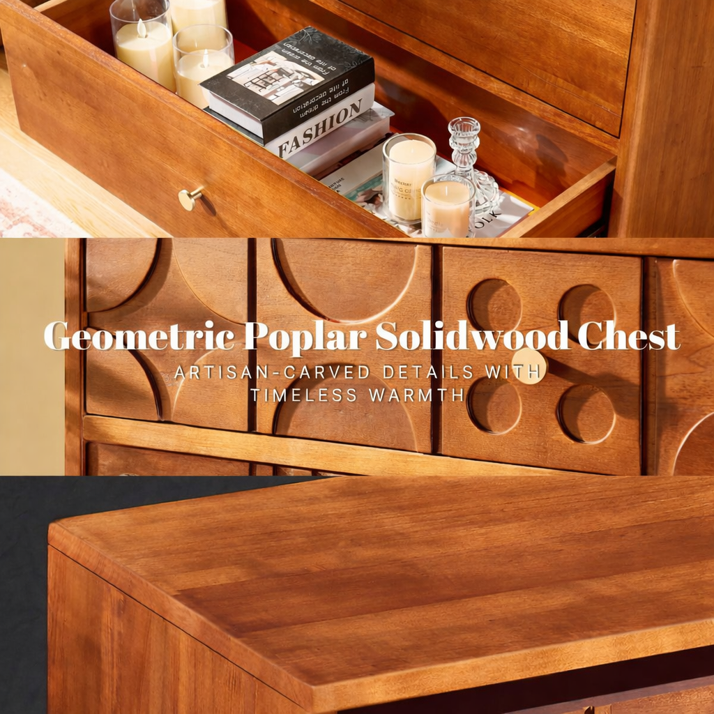 Rive Gauche Poplar Solidwood Drawer 63"W
