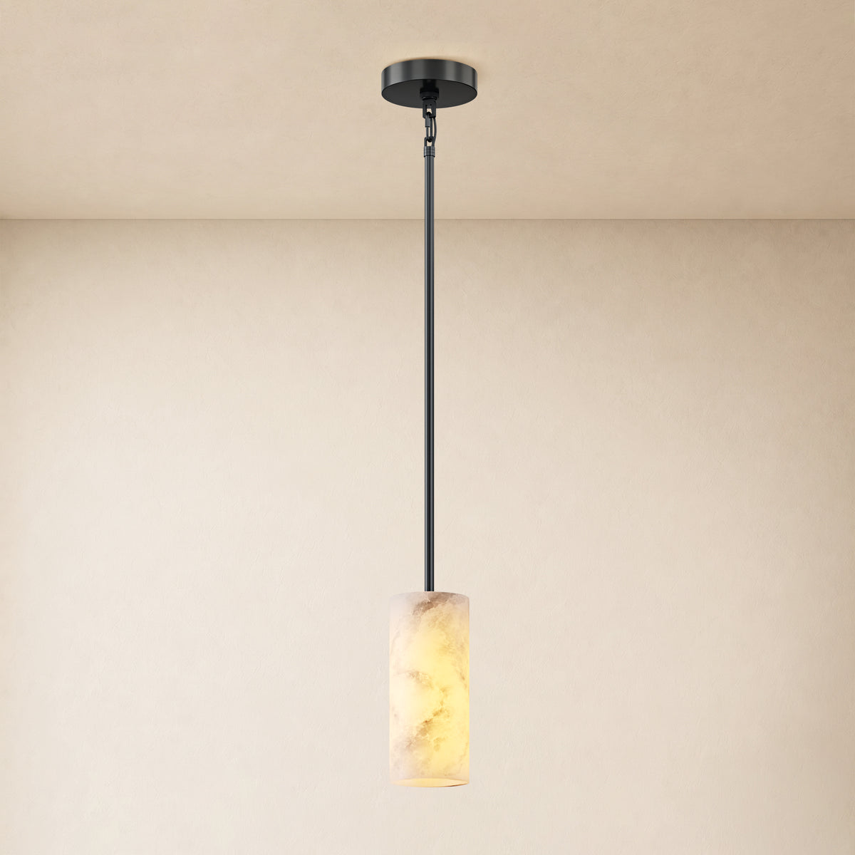 Calyndra Resin Cylinder Pendant 4"-7"W