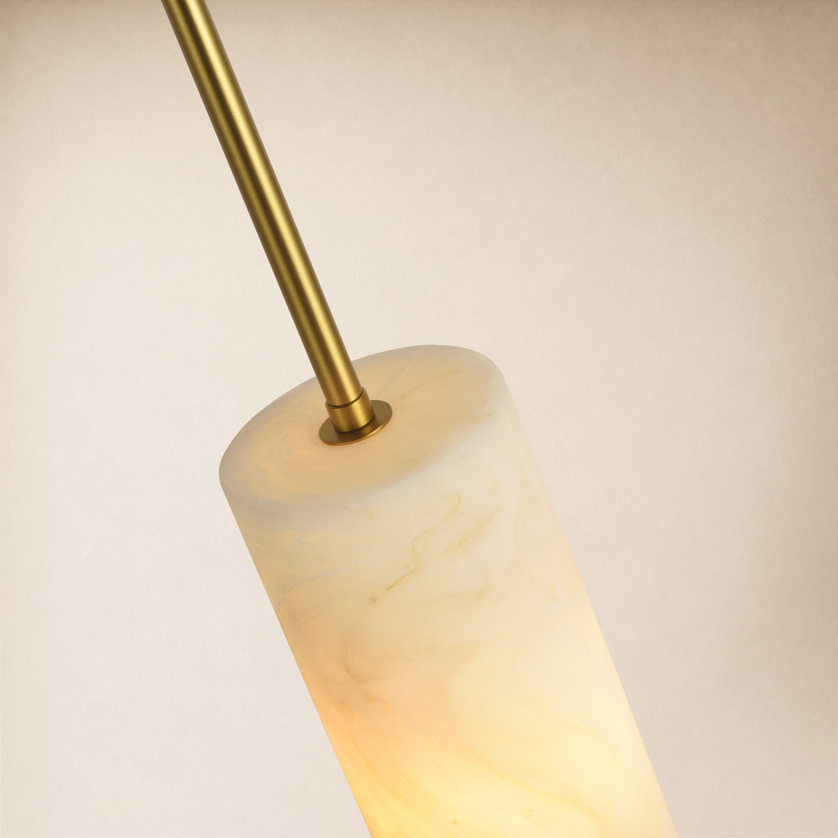 Arlo Resin Cylinder Pendant 5.9"D