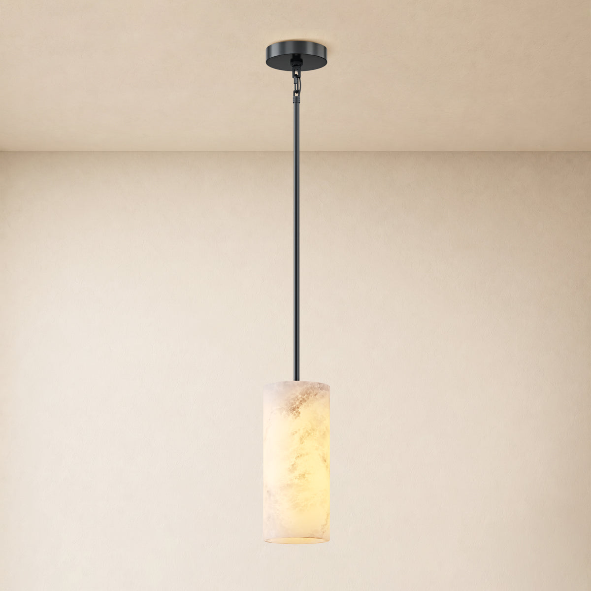 Calyndra Resin Cylinder Pendant 4"-7"W