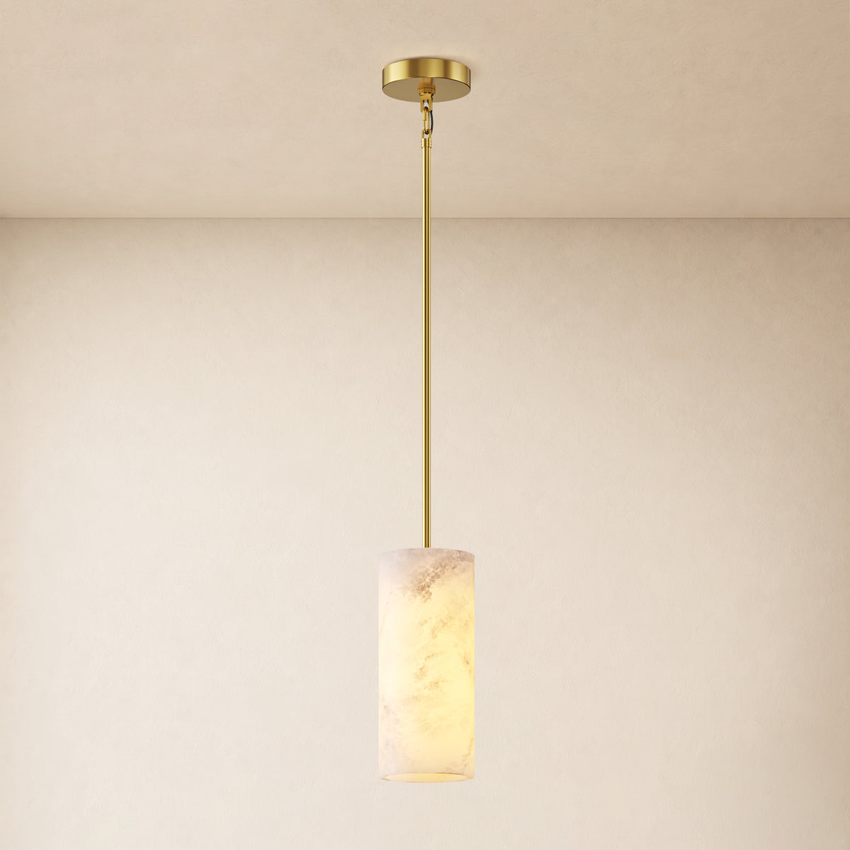 Calyndra Resin Cylinder Pendant 4"-7"W