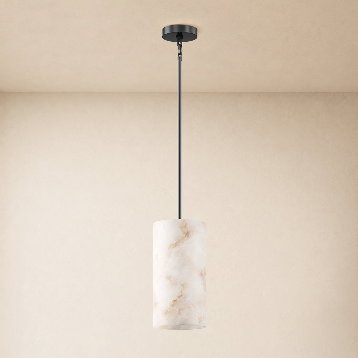 Calyndra Resin Cylinder Pendant 4"-7"W
