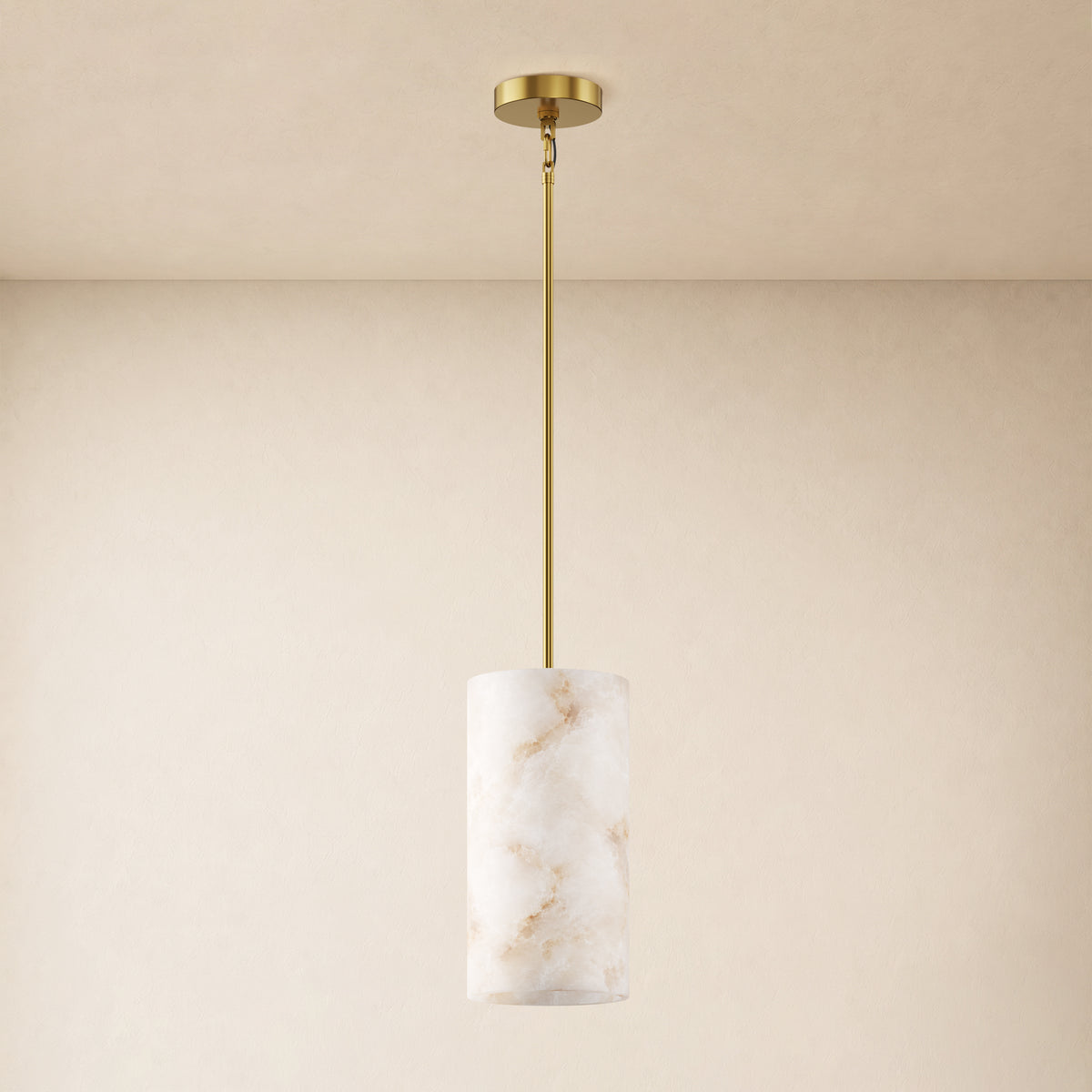 Calyndra Resin Cylinder Pendant 4"-7"W