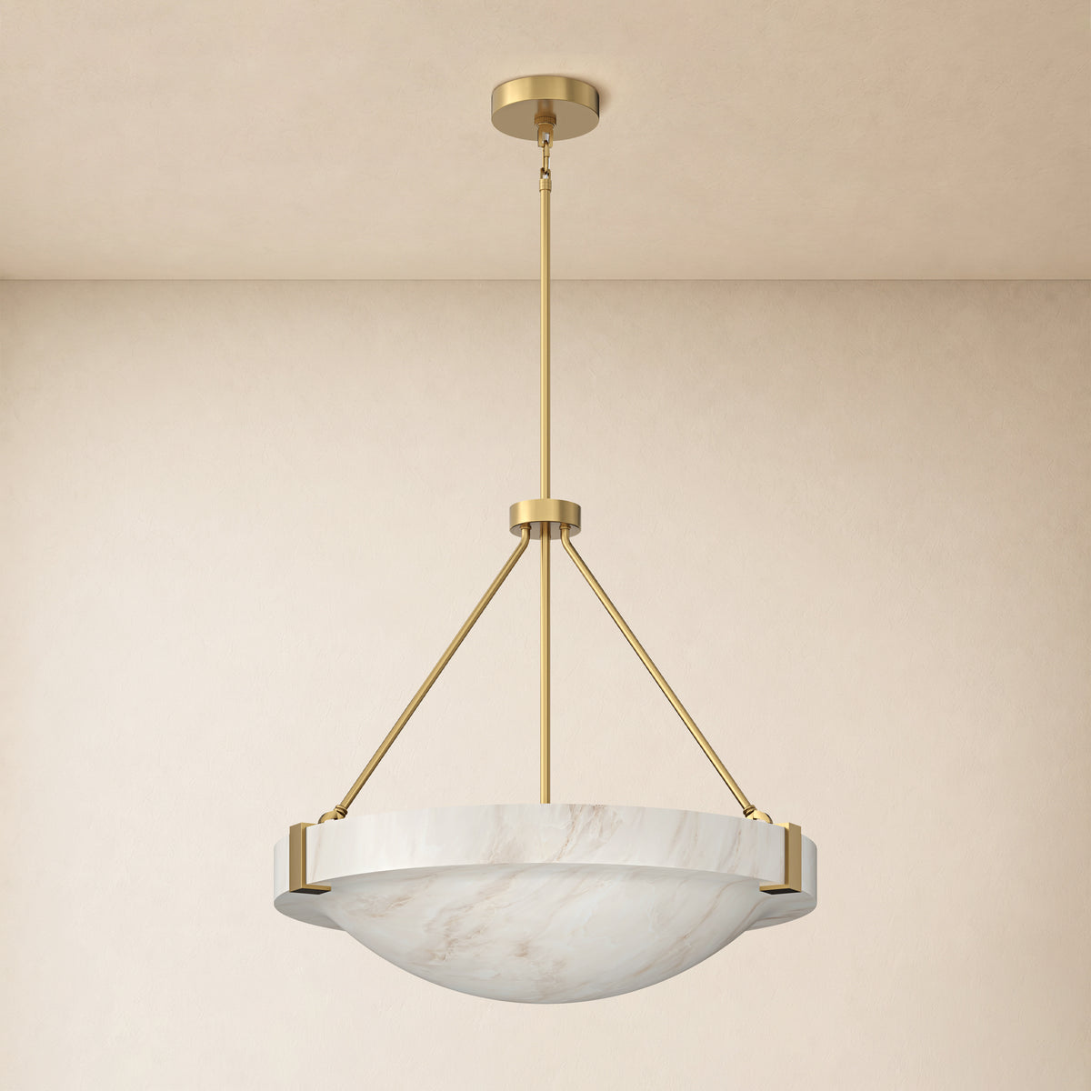 Noverelle Resin Dome Chandelier 18"-30"D