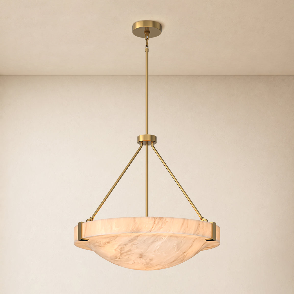 Noverelle Resin Dome Chandelier 18"-30"D