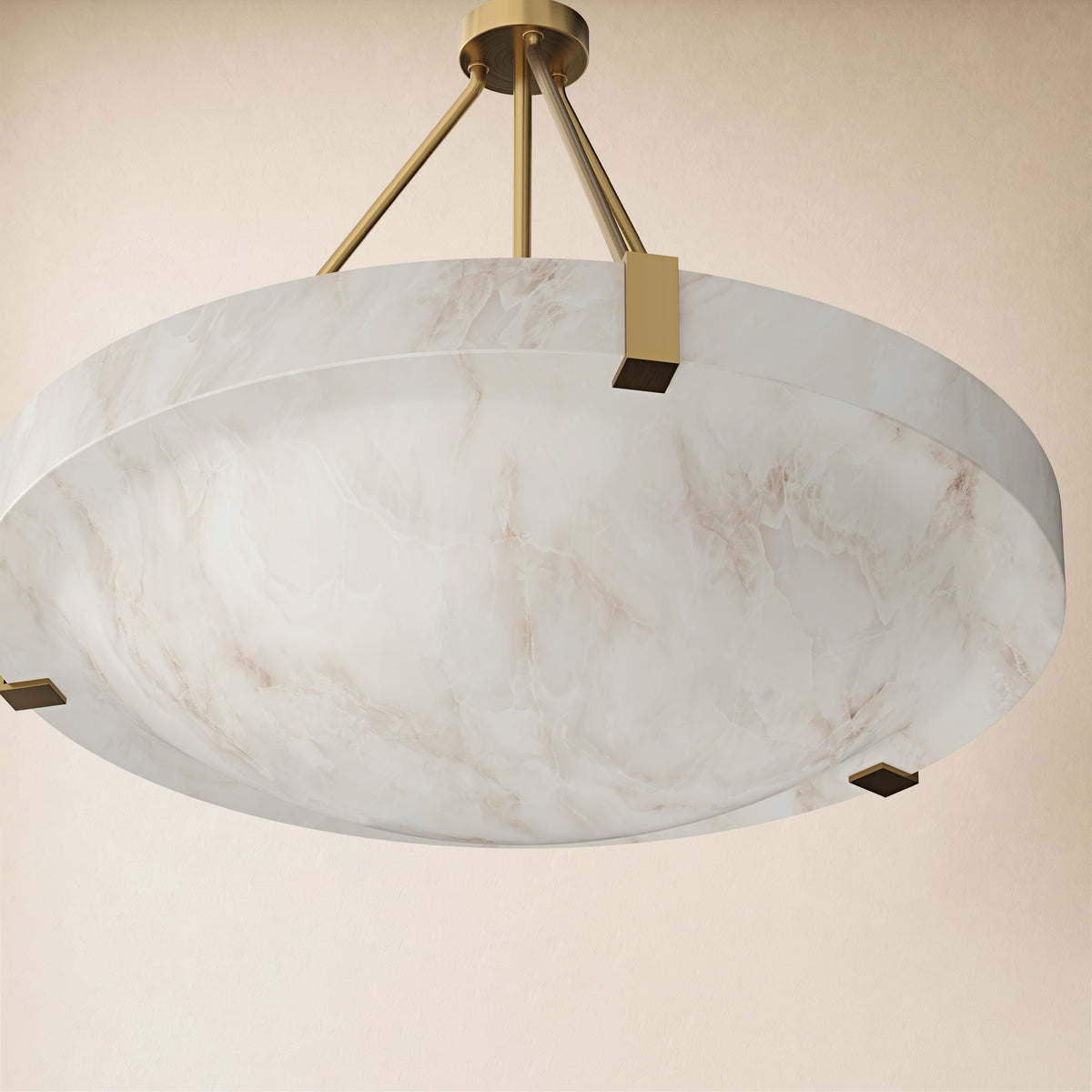 Noverelle Resin Dome Chandelier 18"-30"D