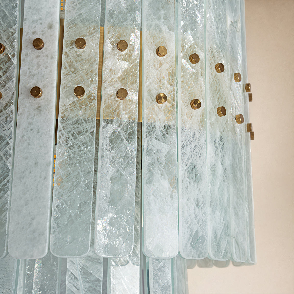 Pietra Crystal Tiered Chandelier 15.7"D