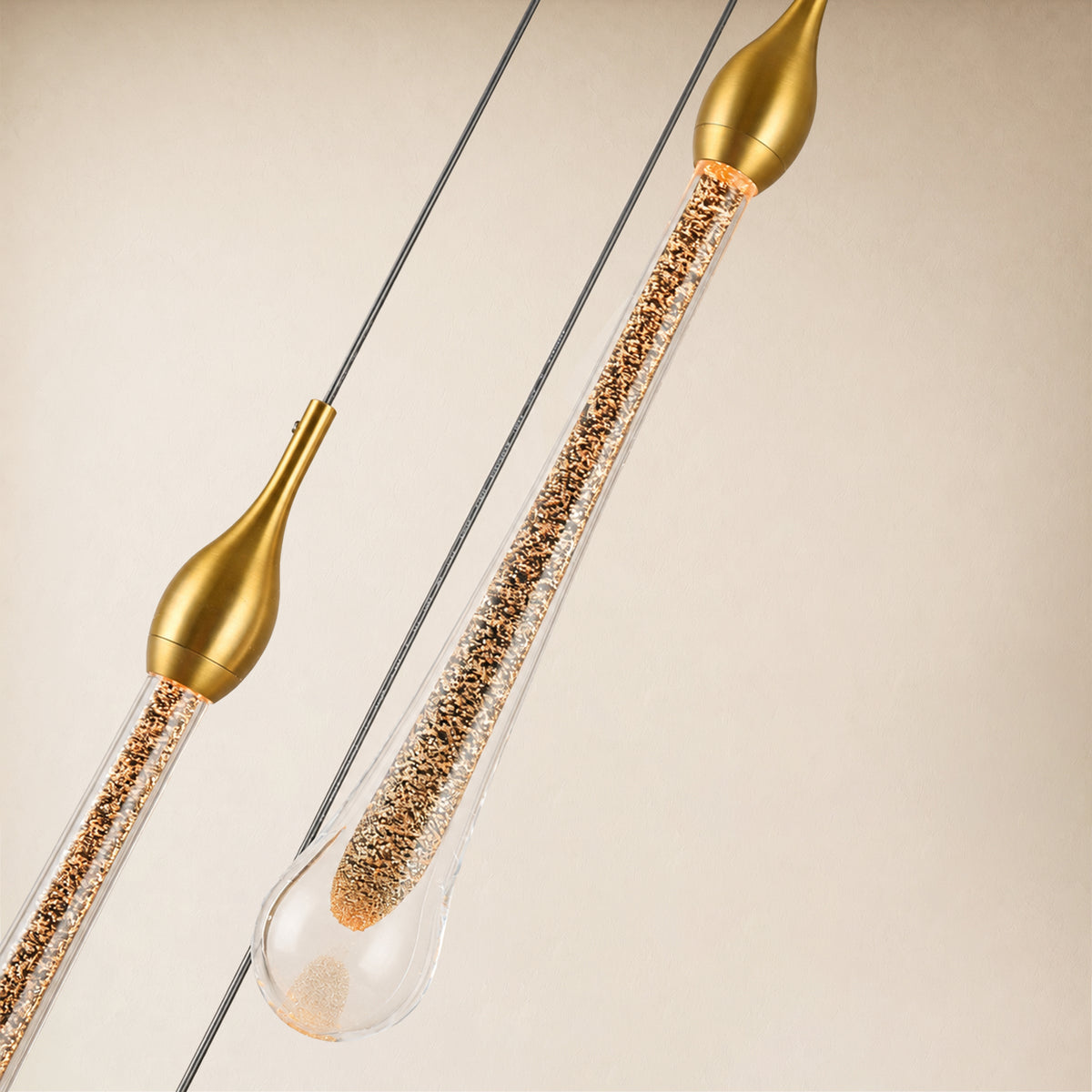 Ivara Glass Teardrop Cluster Pendant 5.5"D