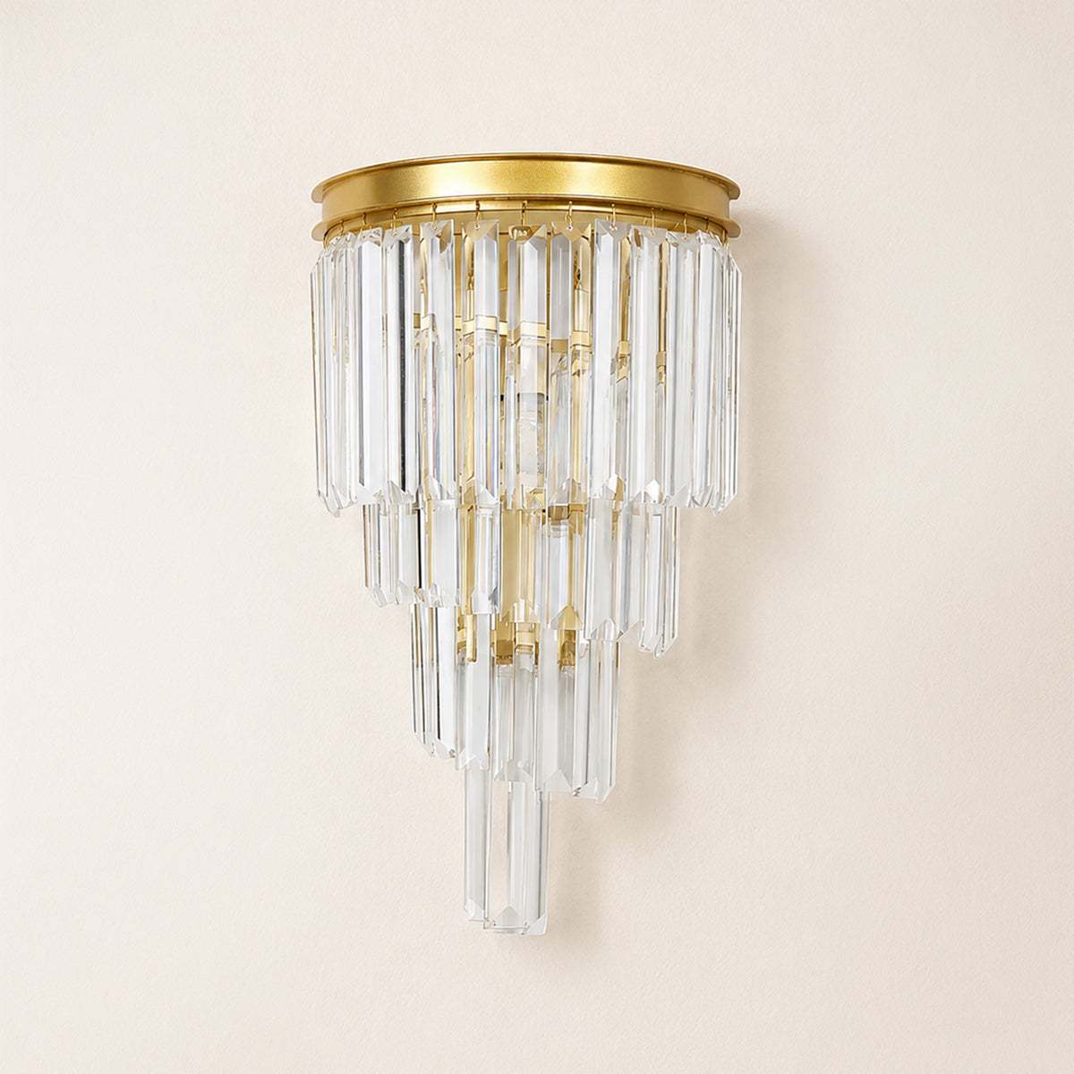 Oryana Crystal Icicle Wall Sconce 9.8"