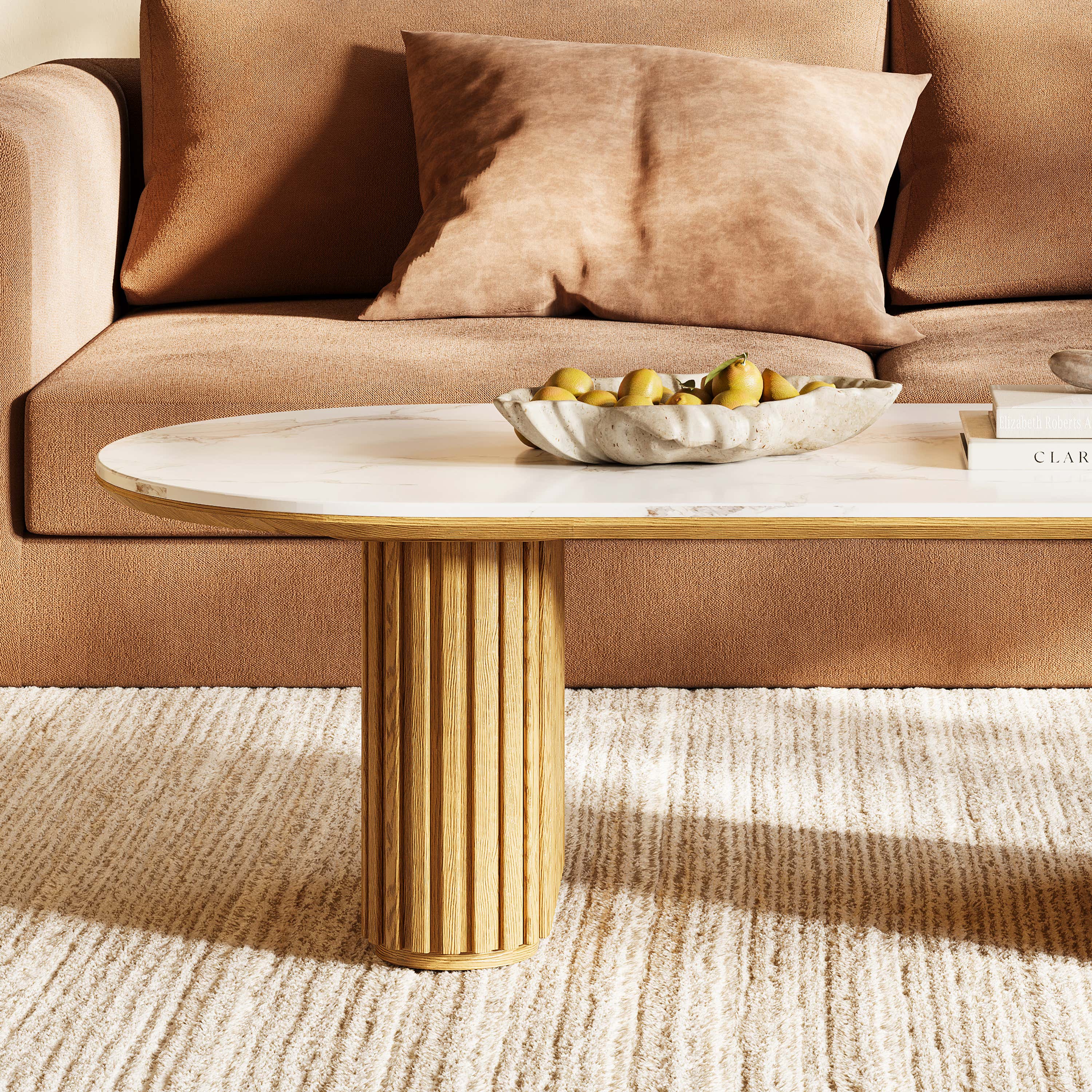 Emery Sintered Stone Coffee Table 48"W