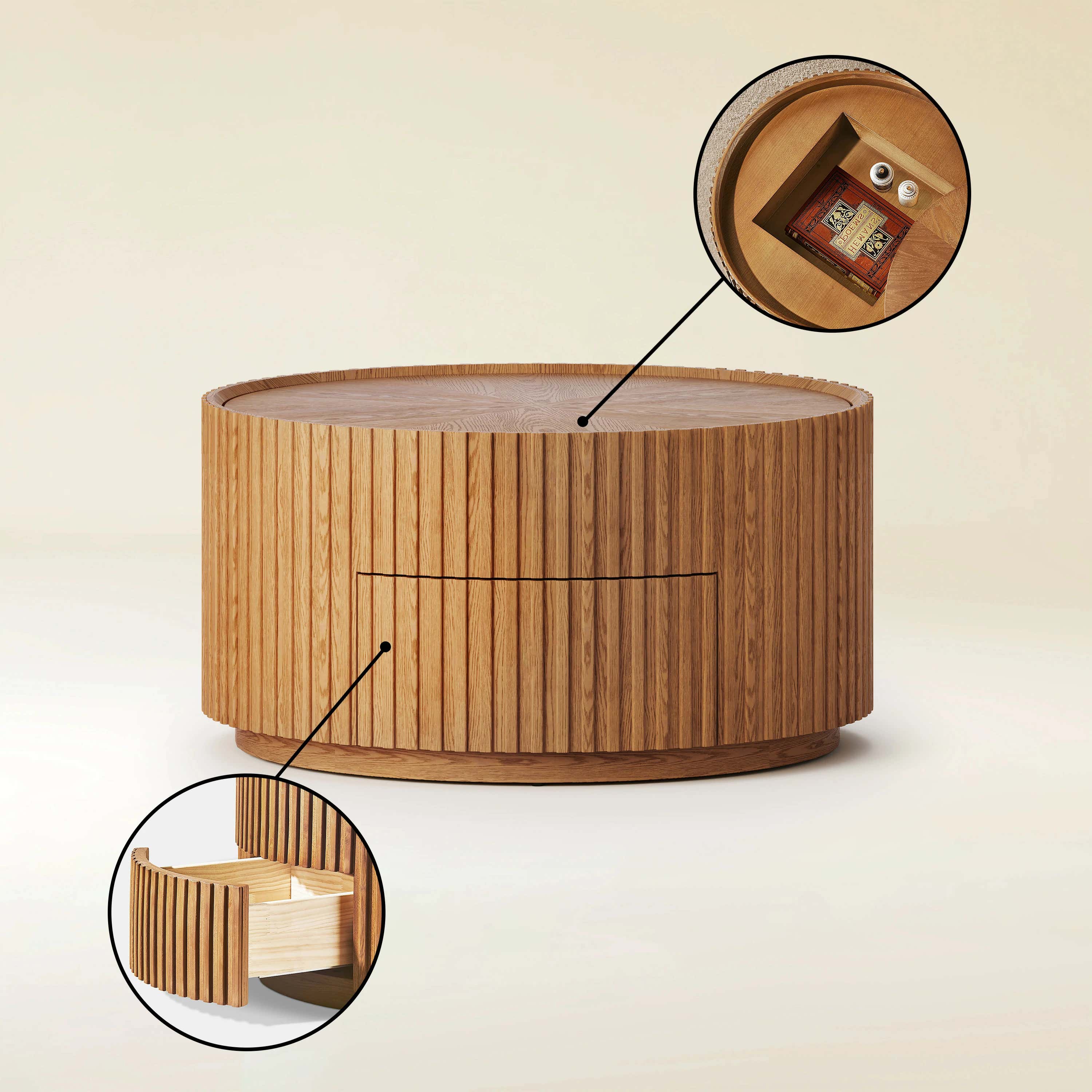 Mid-Century Coffee Table 32"W