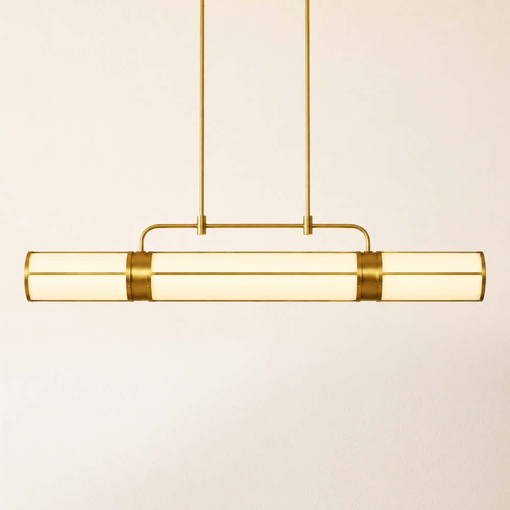 Remi Acrylic Linear Pendant#Finish_Gold