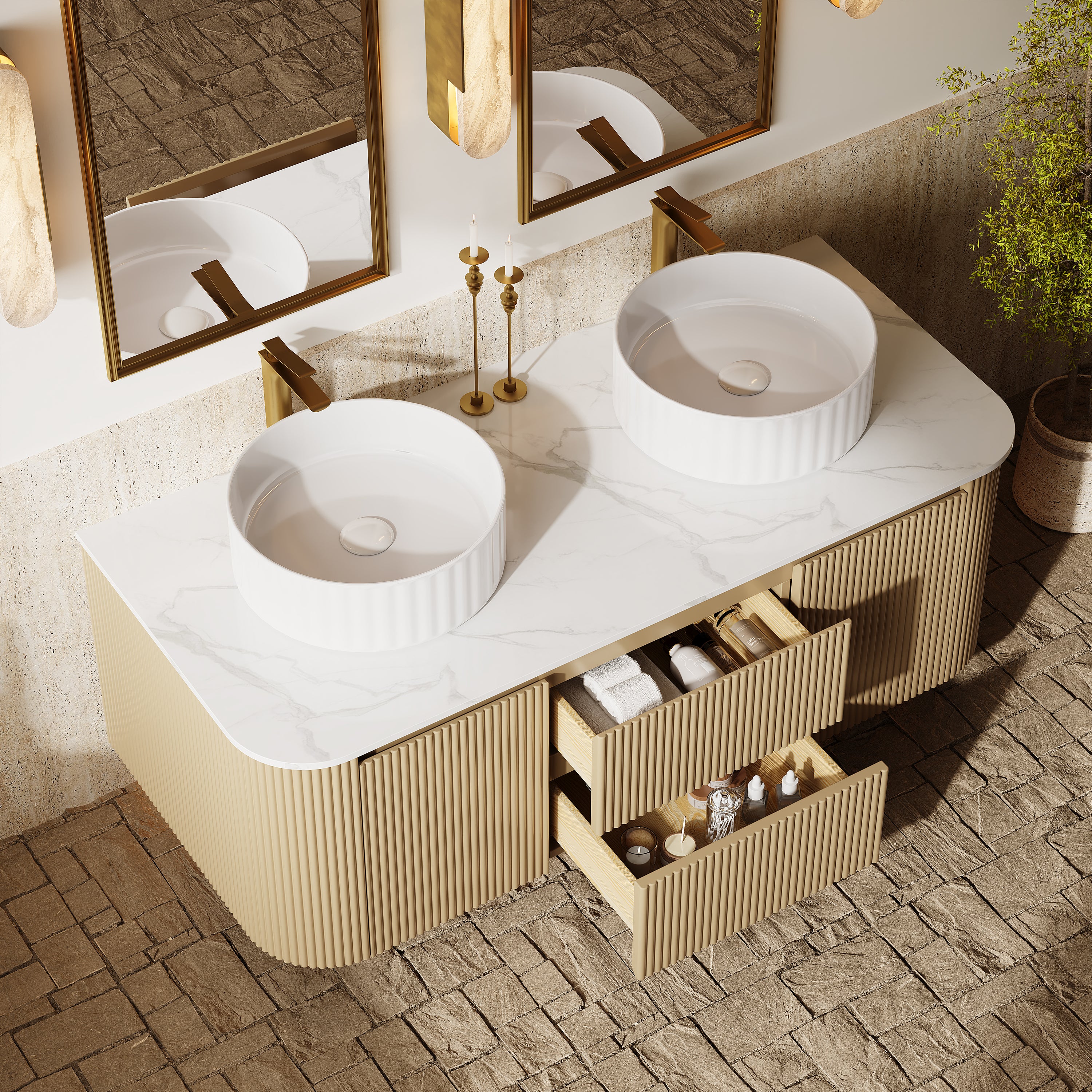 Rowan Bathroom Vanity 48"W