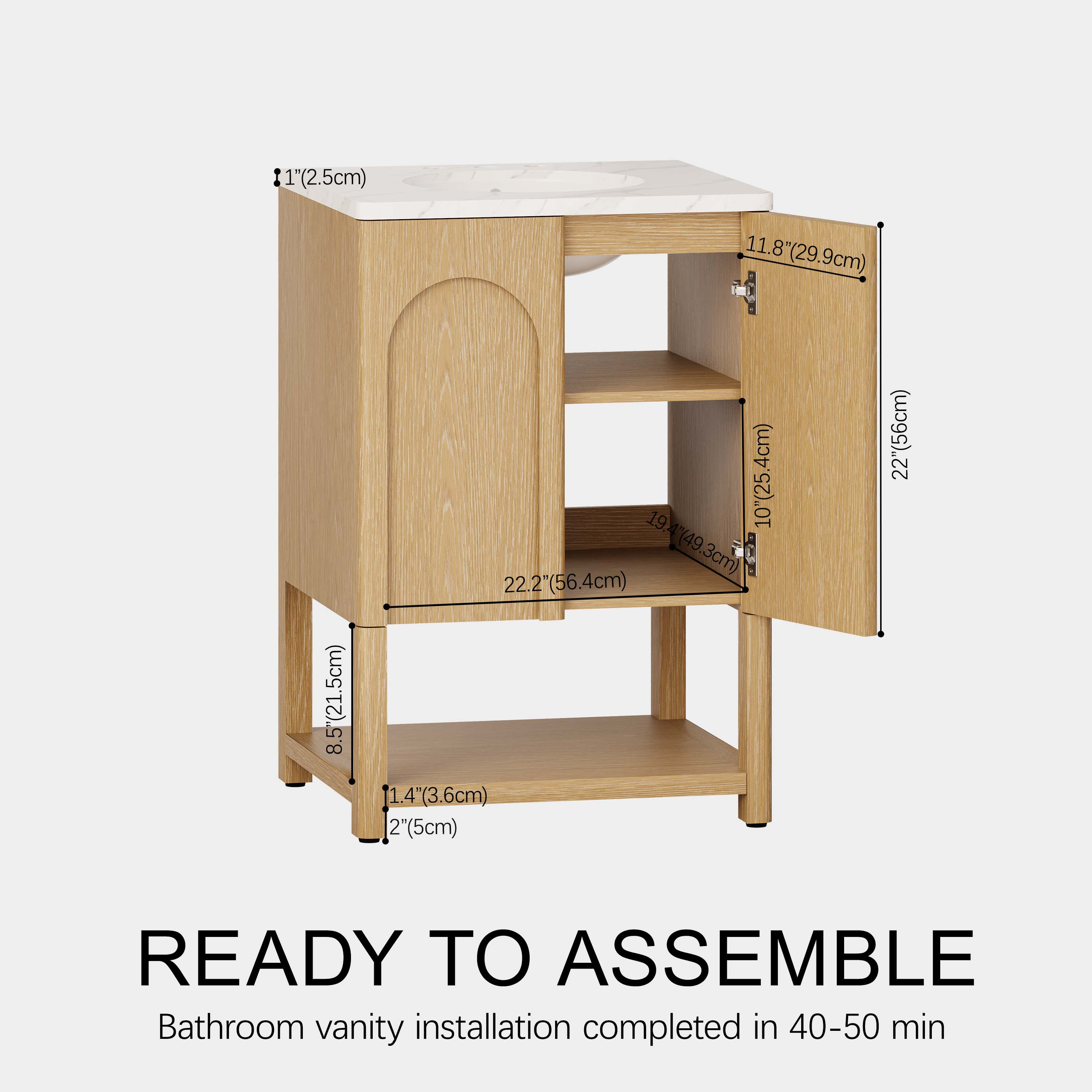 Cory Vanity 24"W