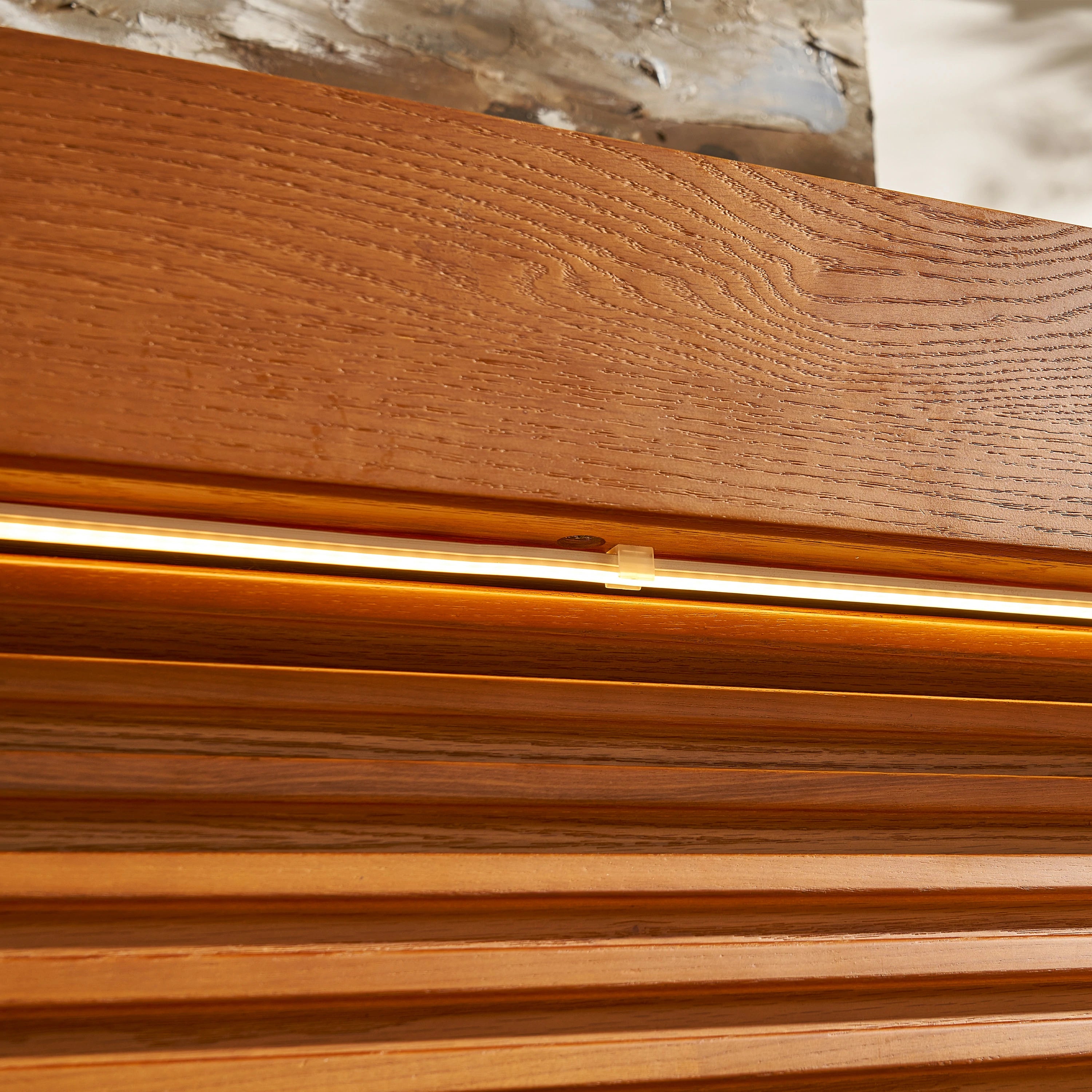 Devon Oak Media Console 71"