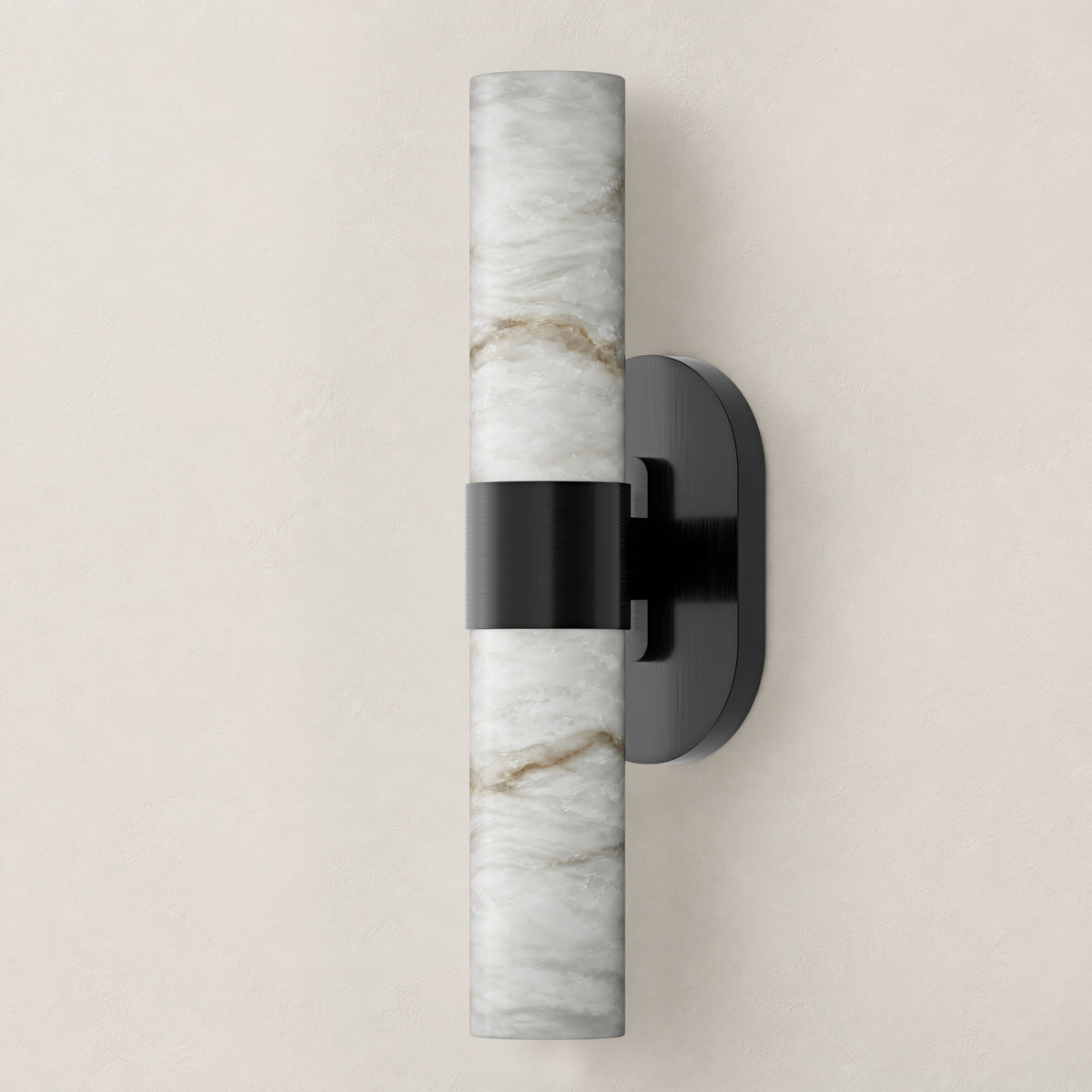 Calyndra Resin Cylinder Wall Sconce 18"-23"H