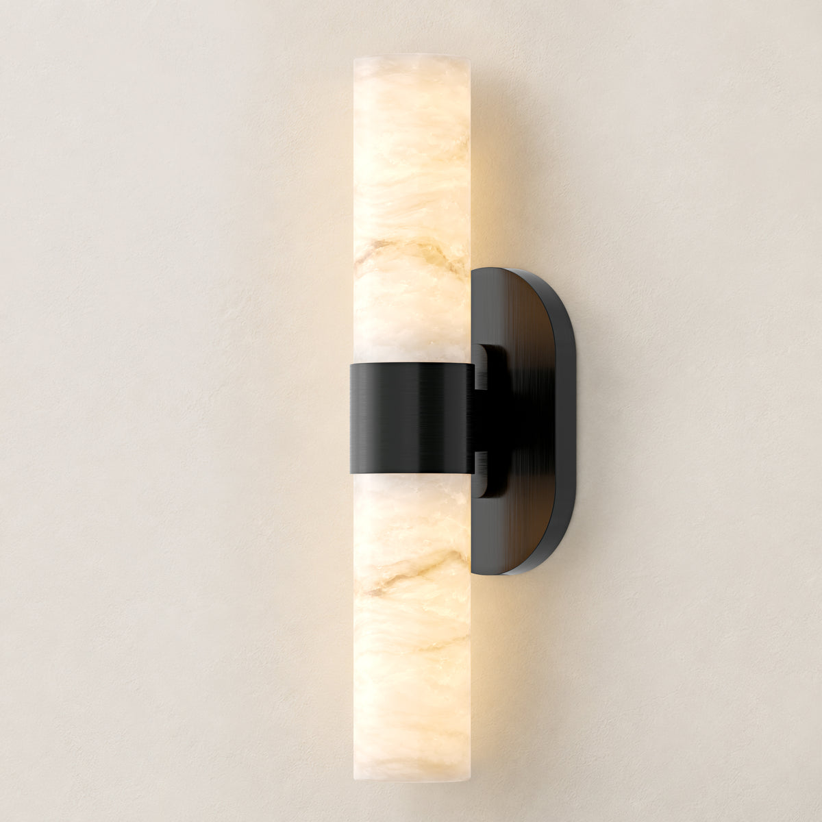 Calyndra Resin Cylinder Wall Sconce 18"-23"H