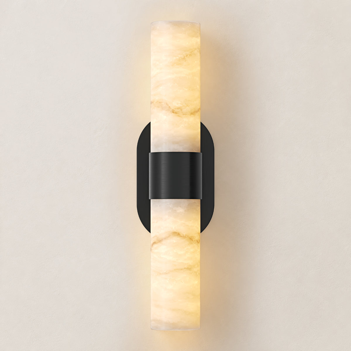 Calyndra Resin Cylinder Wall Sconce 18"-23"H