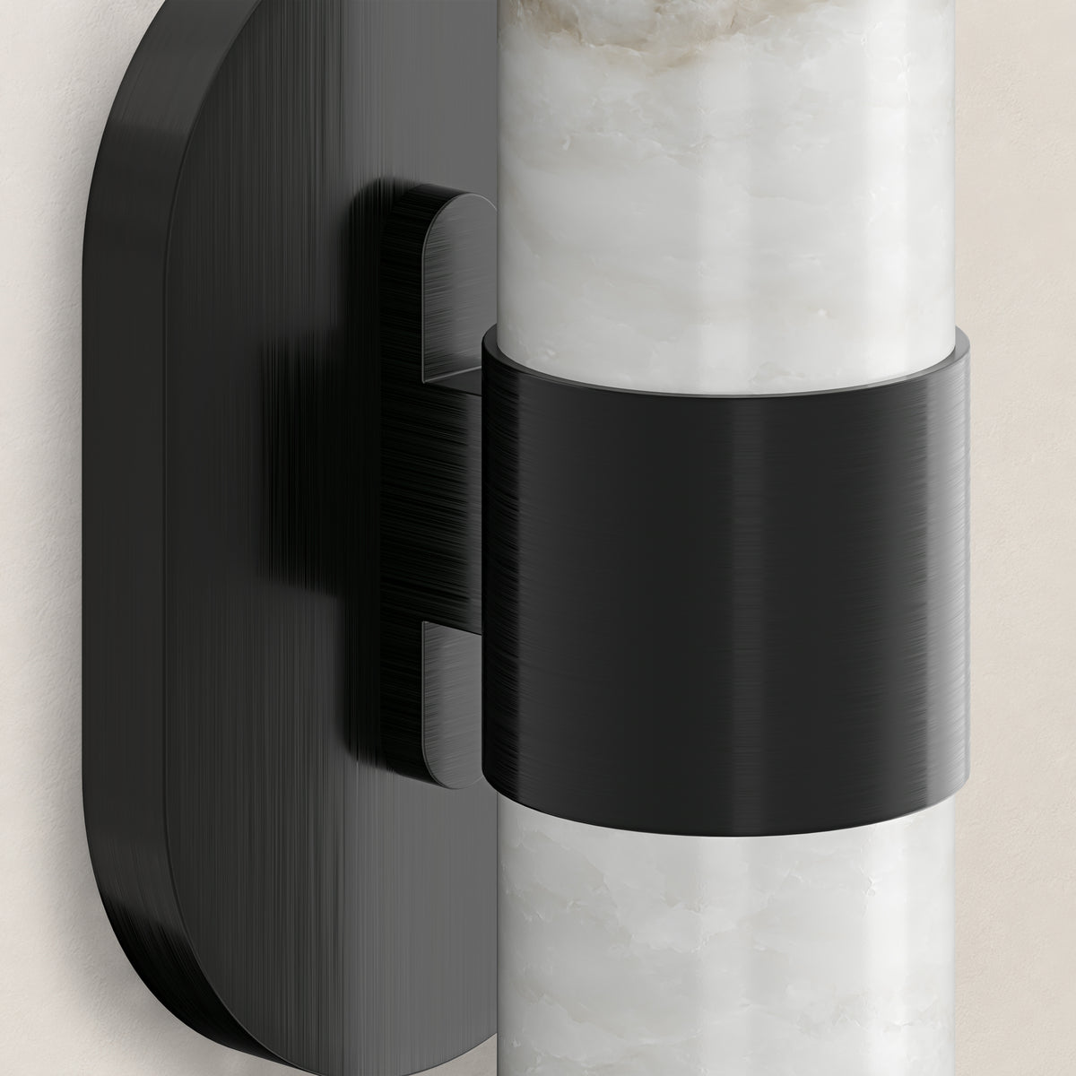 Calyndra Resin Cylinder Wall Sconce 18"-23"H