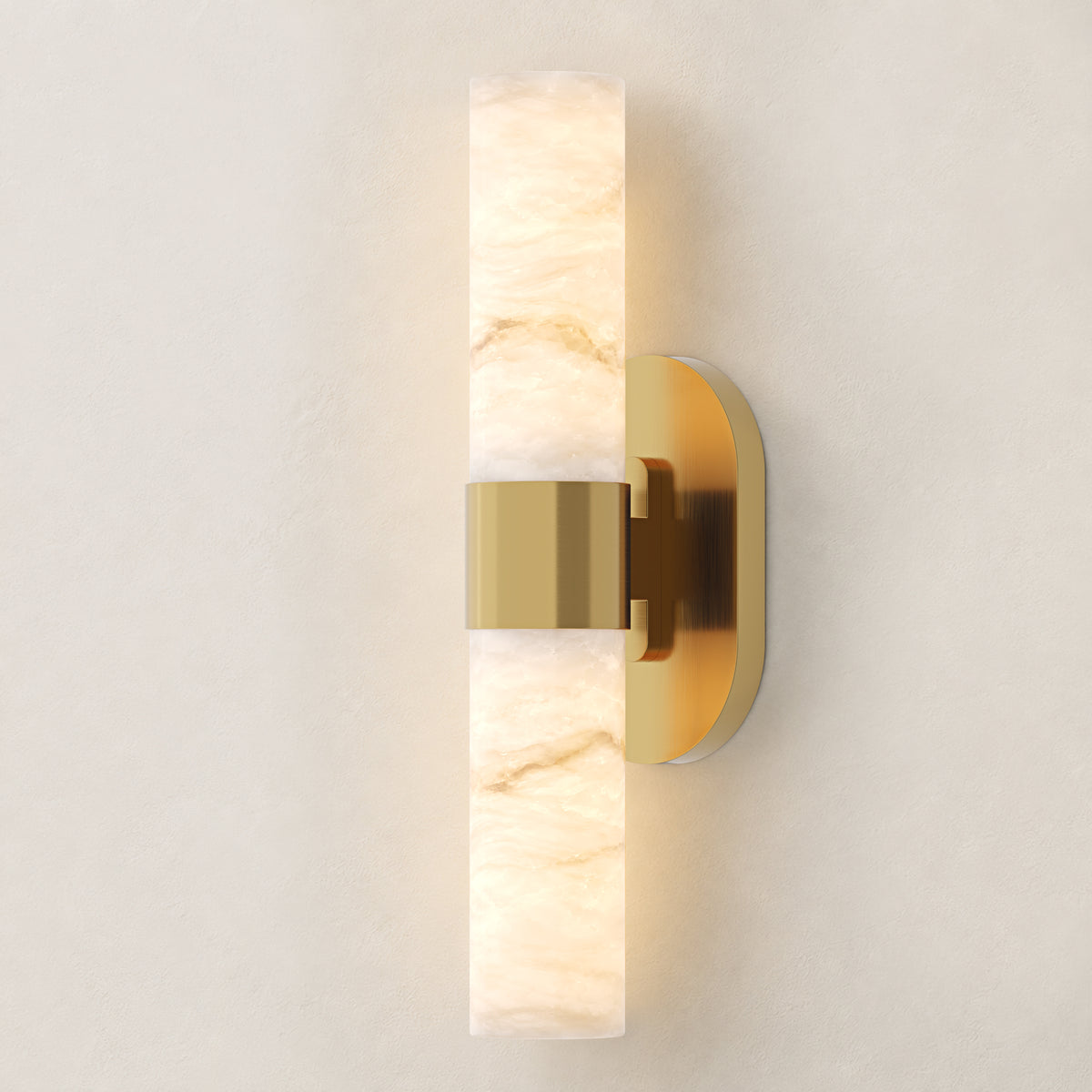 Calyndra Resin Cylinder Wall Sconce 18"-23"H