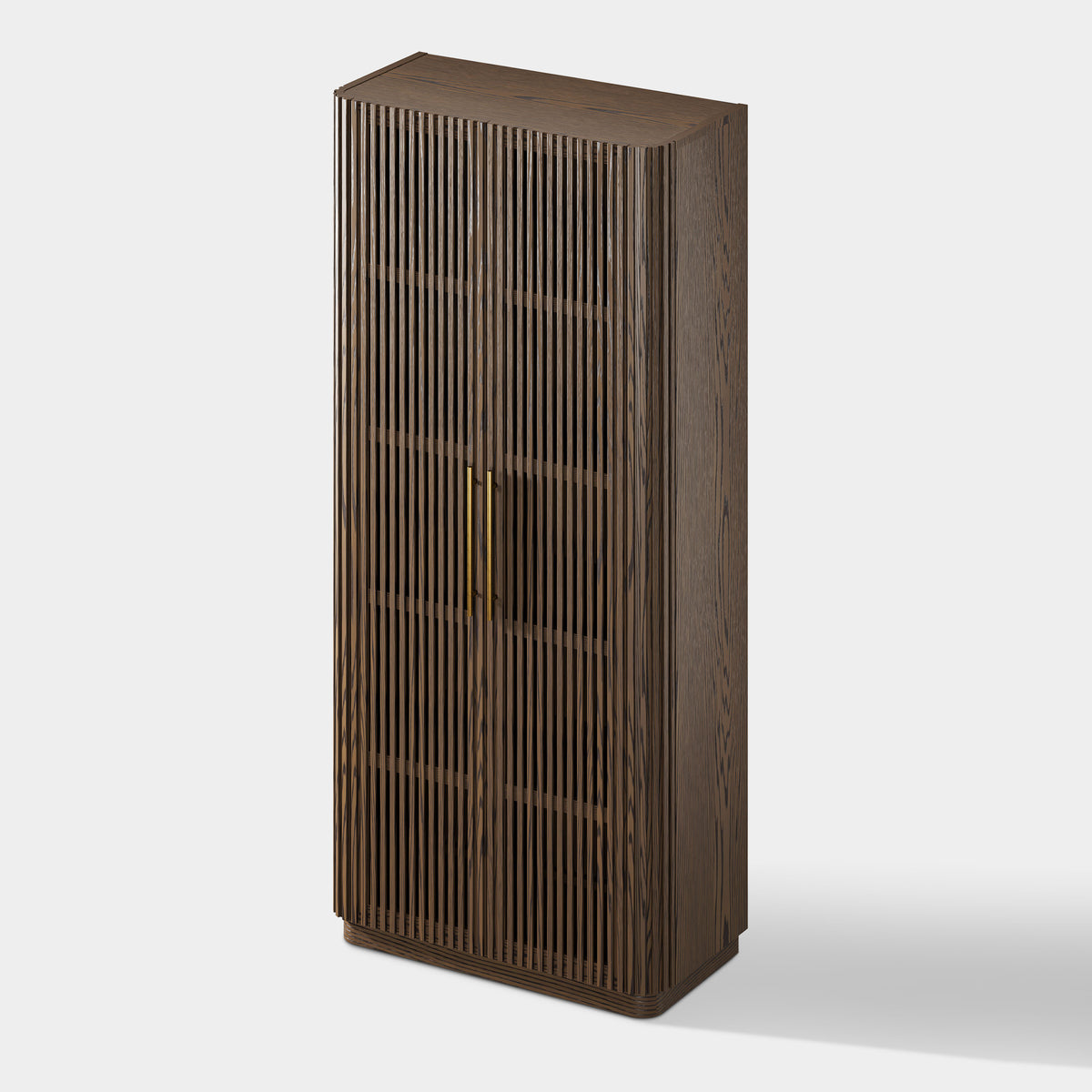 Marais Oak 89" Tall Storage Cabinet