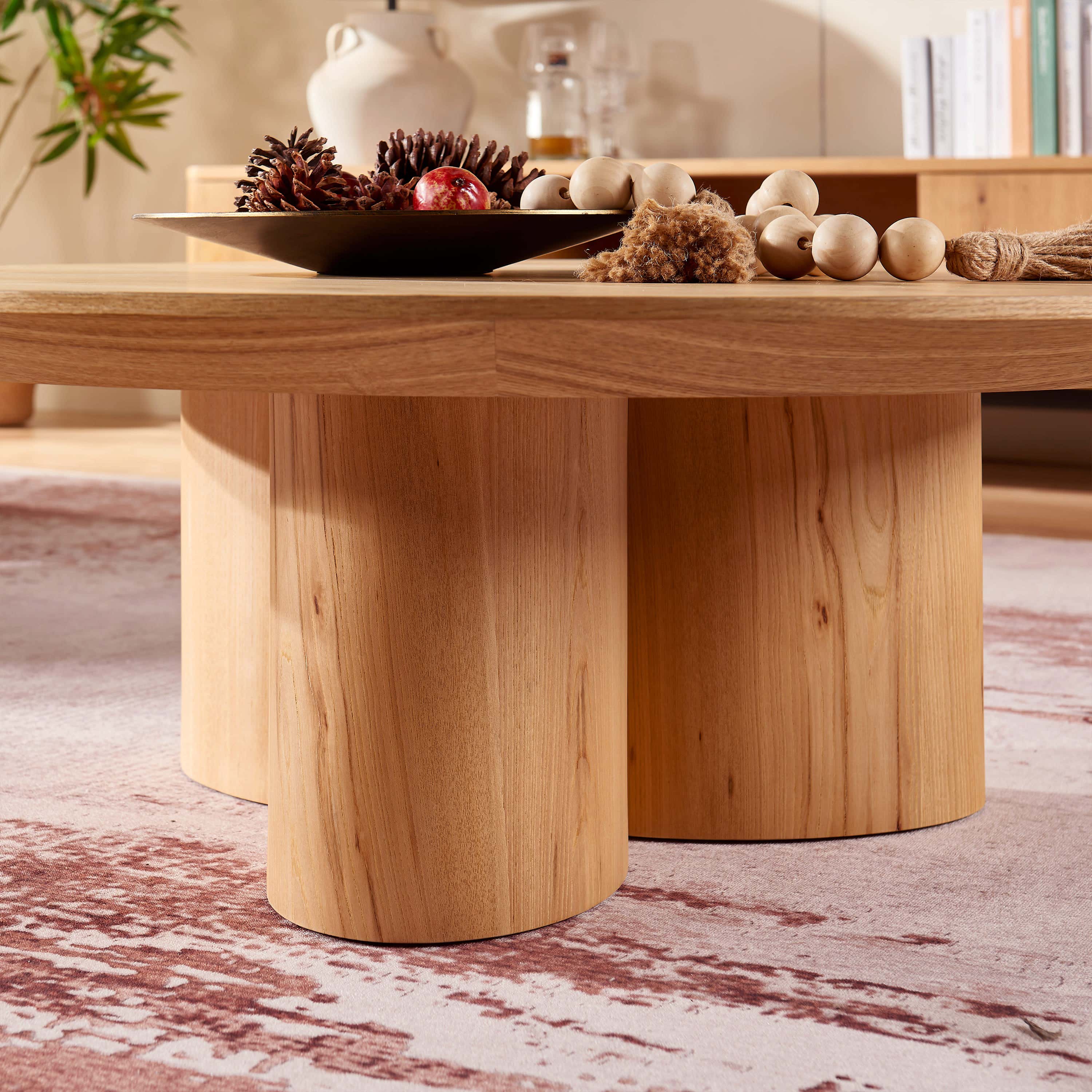 Trefoil Round Coffee Table 39"