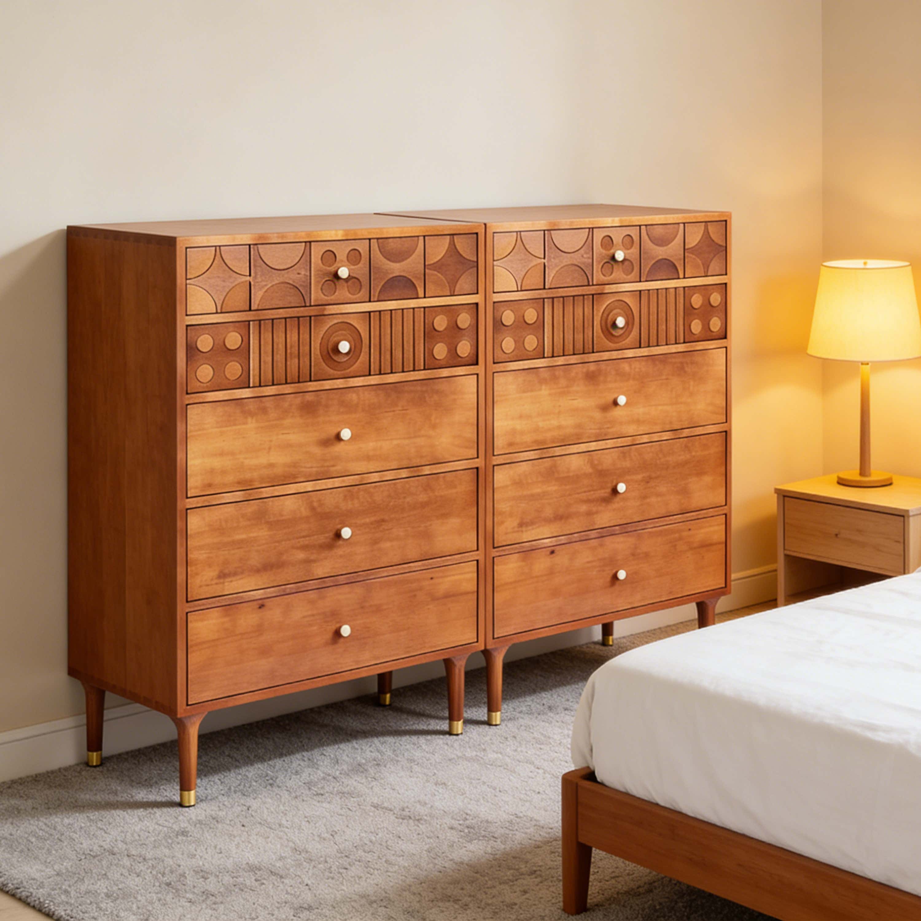 Rive Gauche Poplar 62.9" Solidwood Sideboard