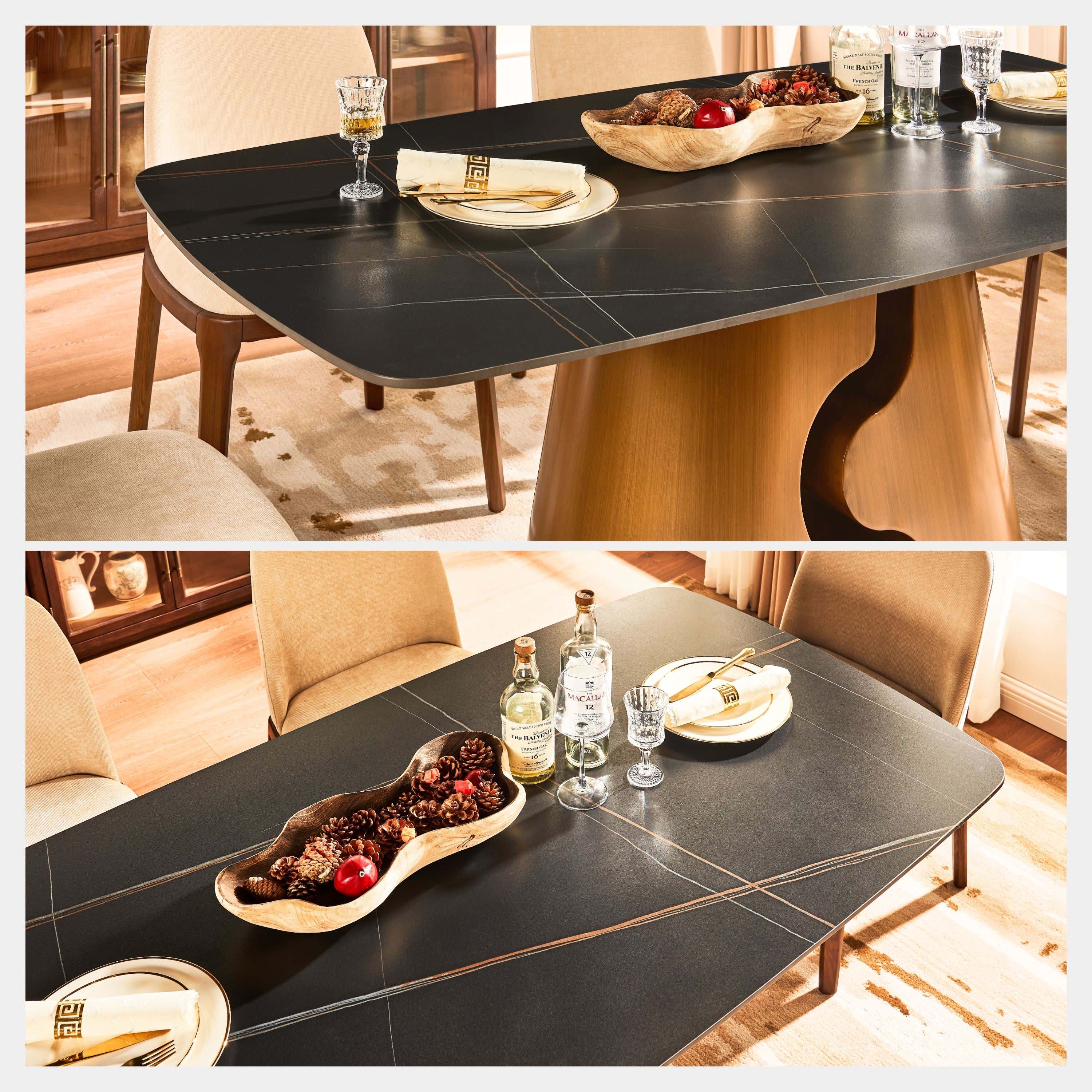 Synergy Sintered Stone Rectangular Dining Table 71"