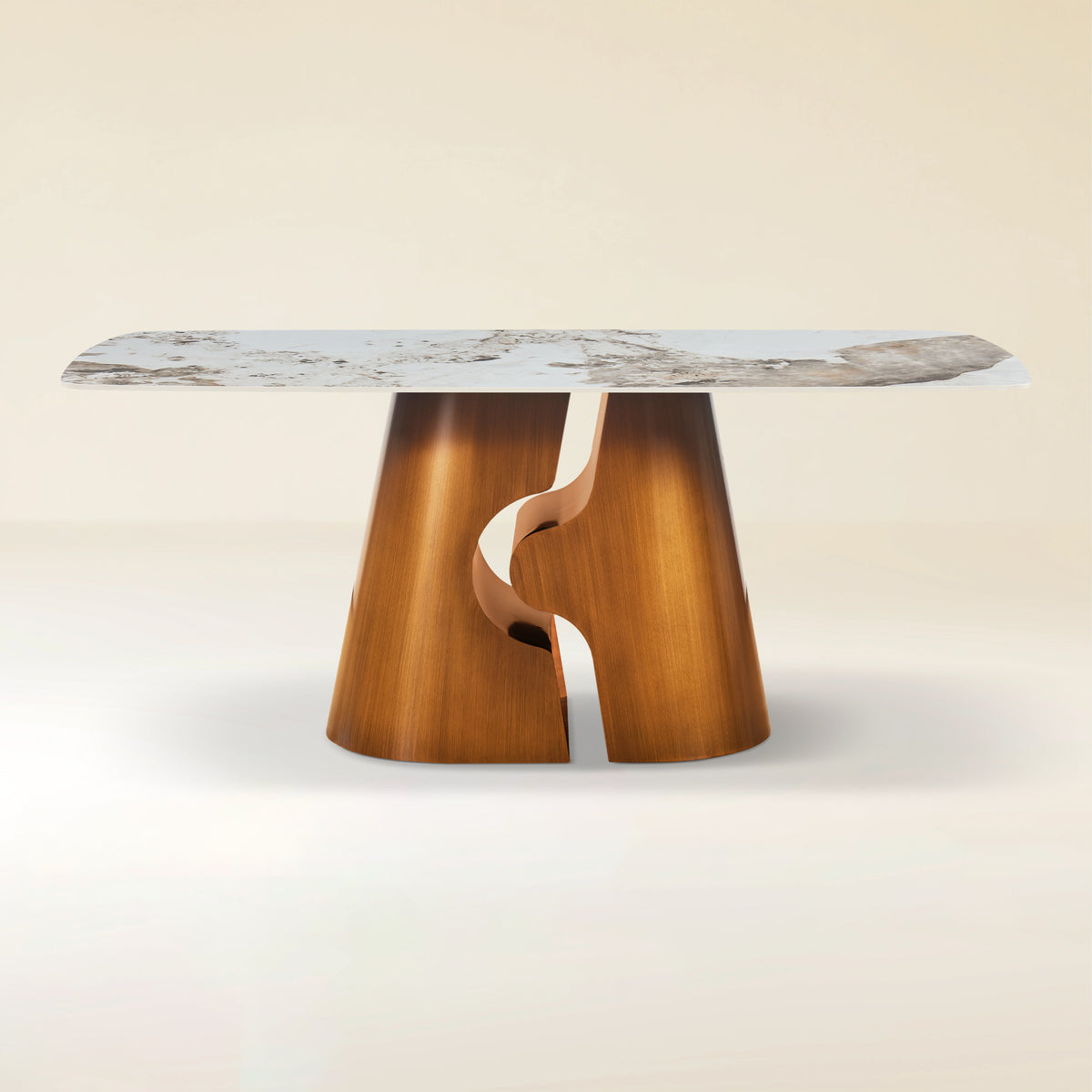 Synergy Sintered Stone Rectangular Dining Table 71"