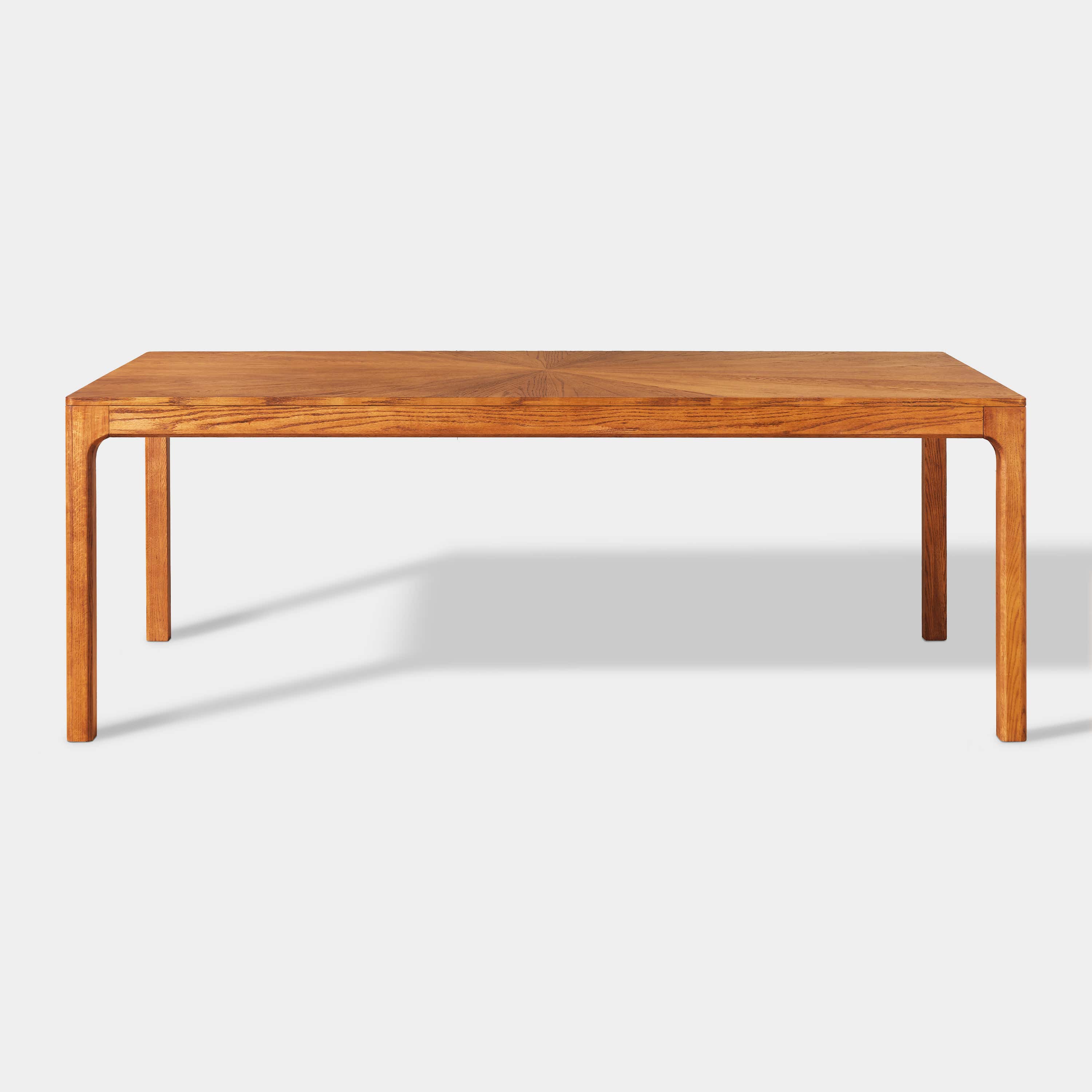 Solaris Rectangular Oak Dining Table 84"
