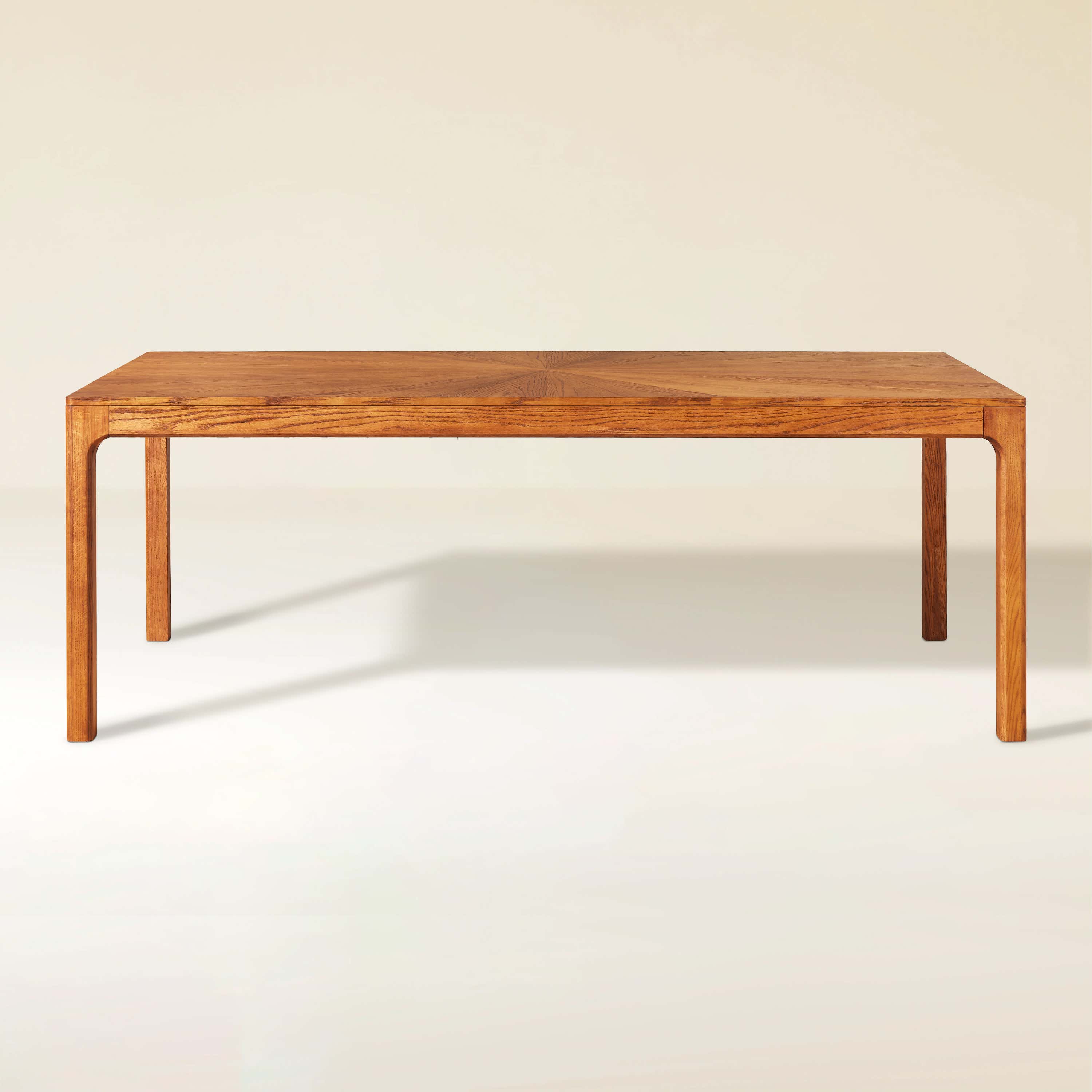 Solaris Rectangular Oak Dining Table 84"