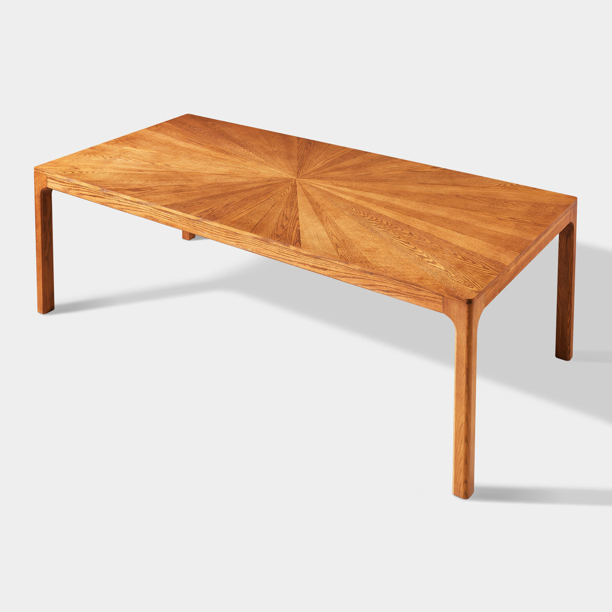 Solaris Rectangular Oak Dining Table 84"