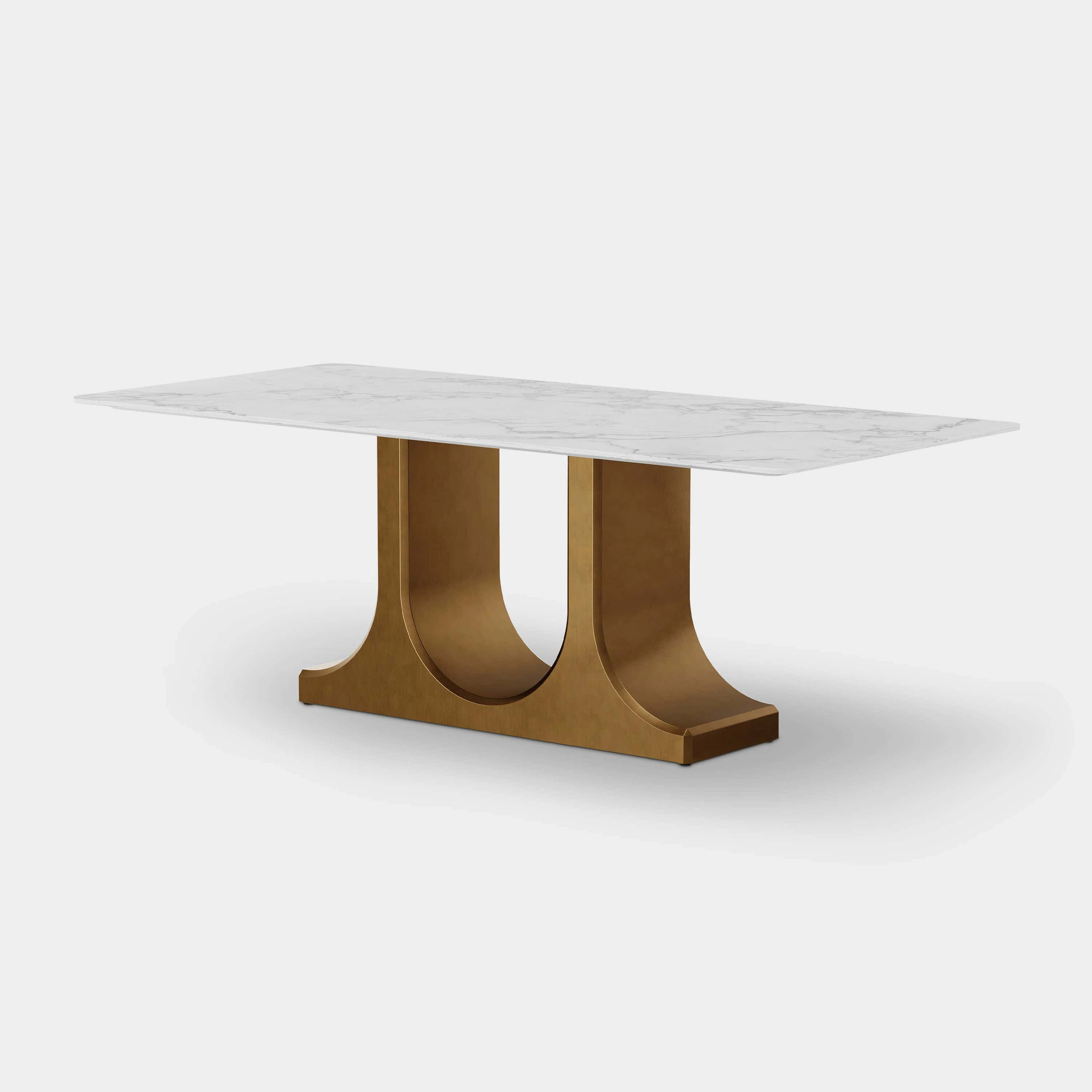 Calder U-Shape Dining Table 84"